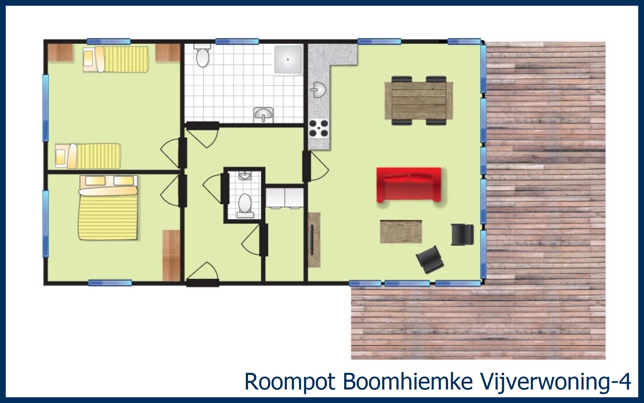 Bungalow Vijverwoning-4 à Boomhiemke
