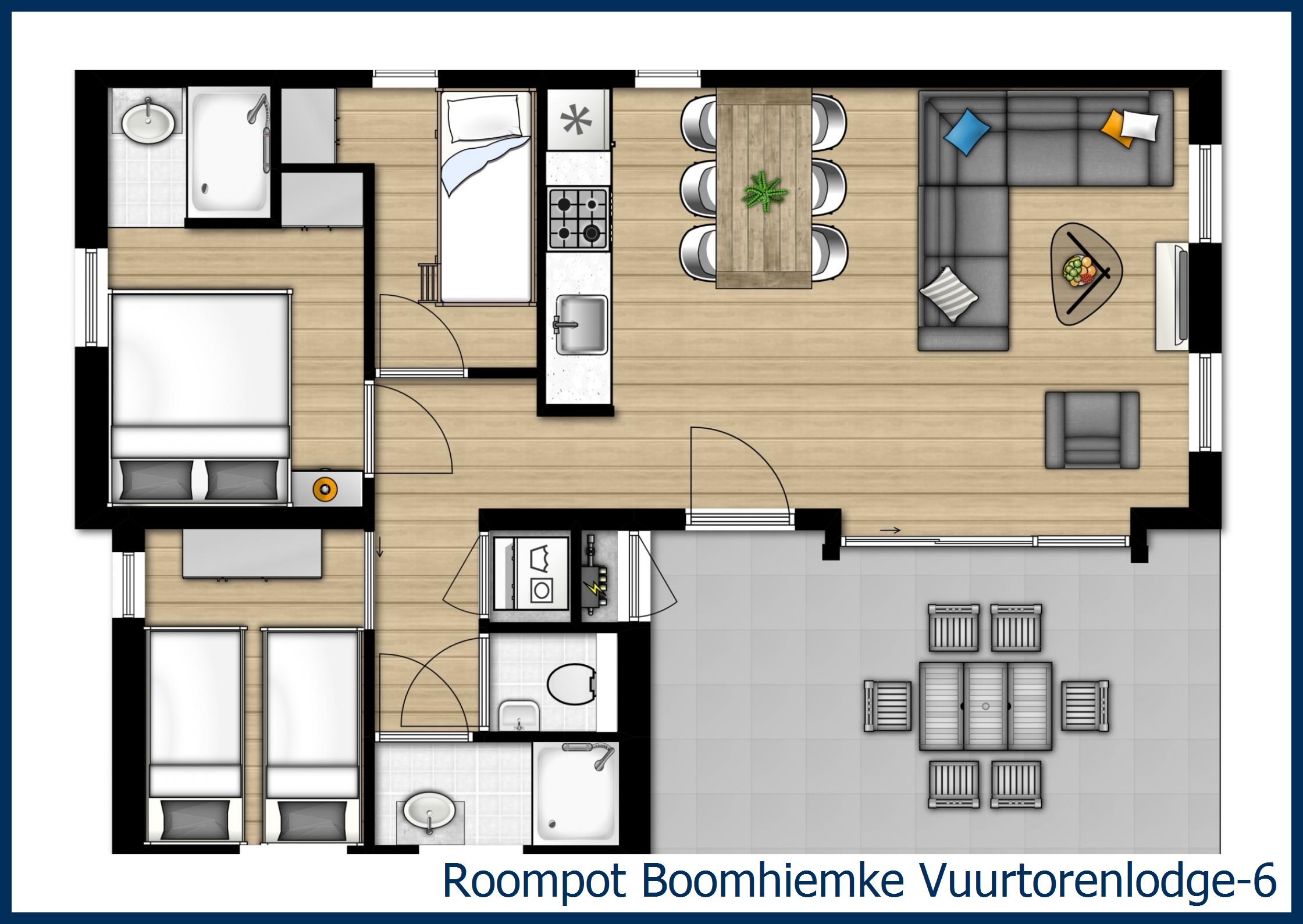 Pavillon Vuurtorenlodge-6 à Boomhiemke