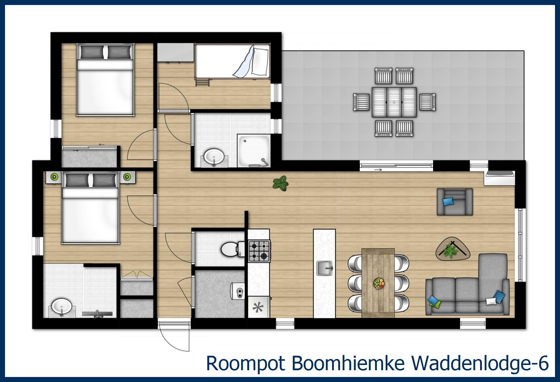Pavillon Waddenlodge-6 à Boomhiemke