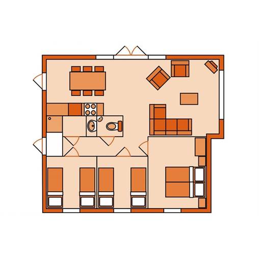 Chalet LU6V à Bospark Lunsbergen