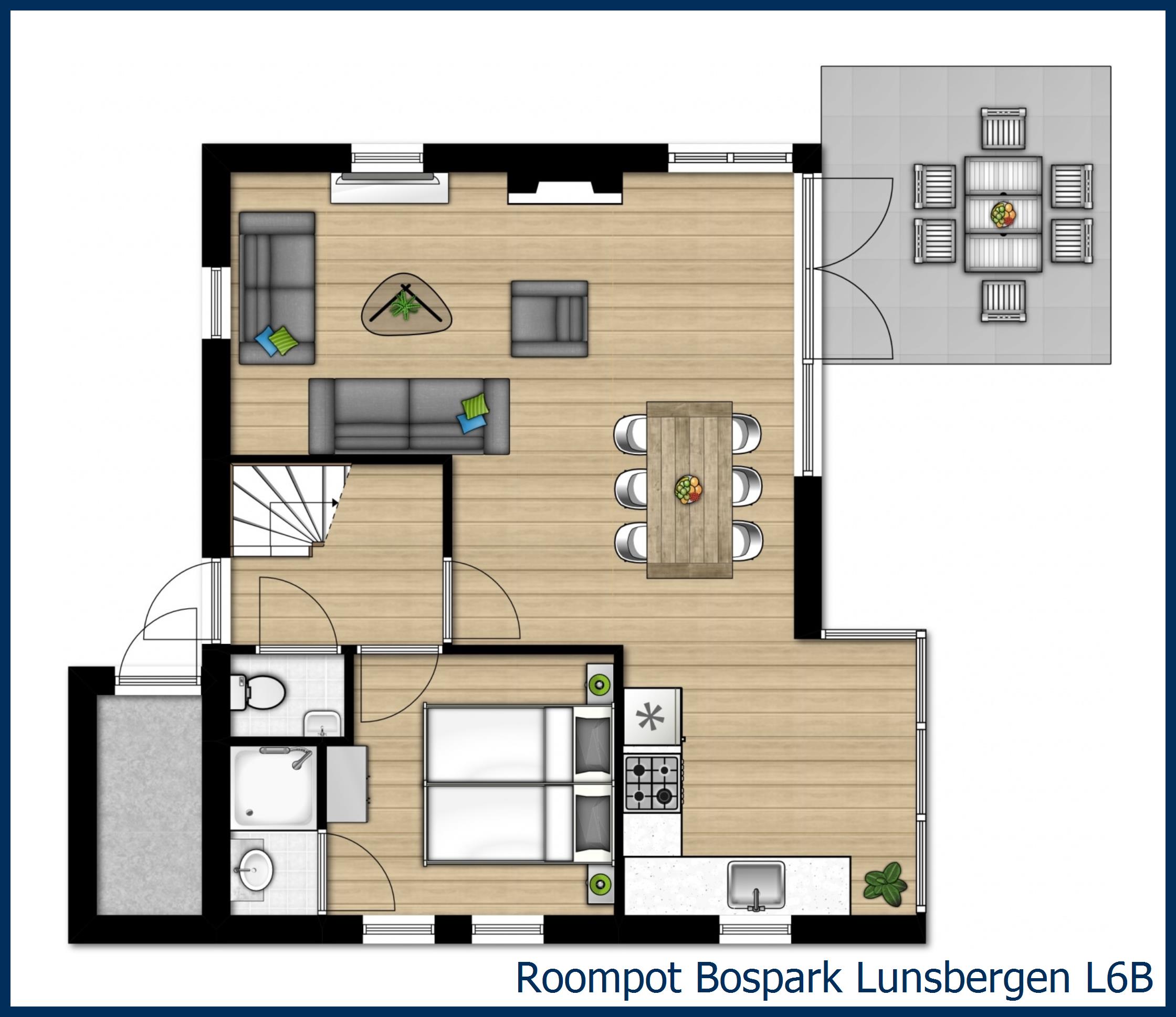 Bungalow L6B à Bospark Lunsbergen
