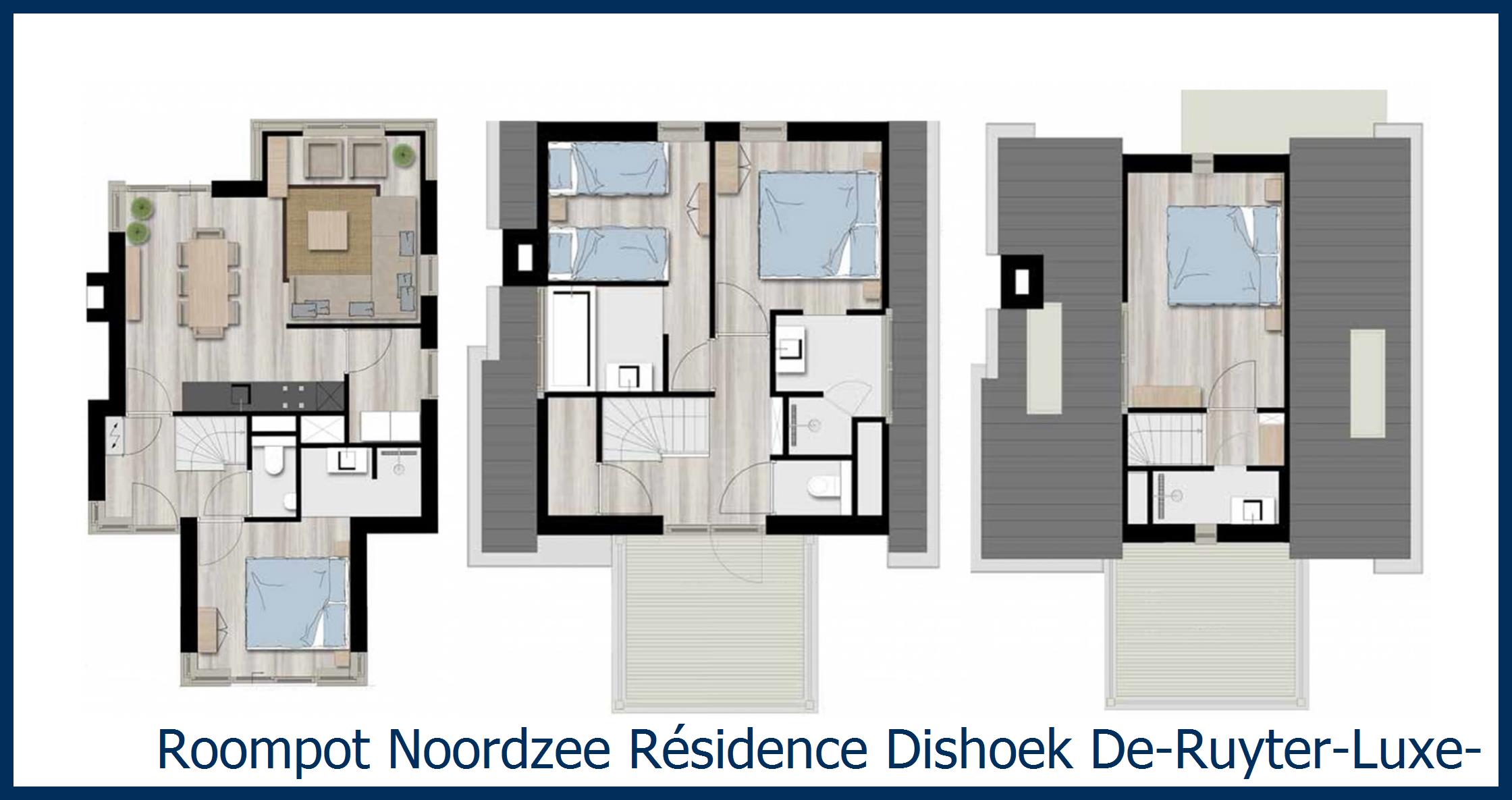 Villa De-Ruyter-Luxe-8 in Noordzee Résidence Dishoek