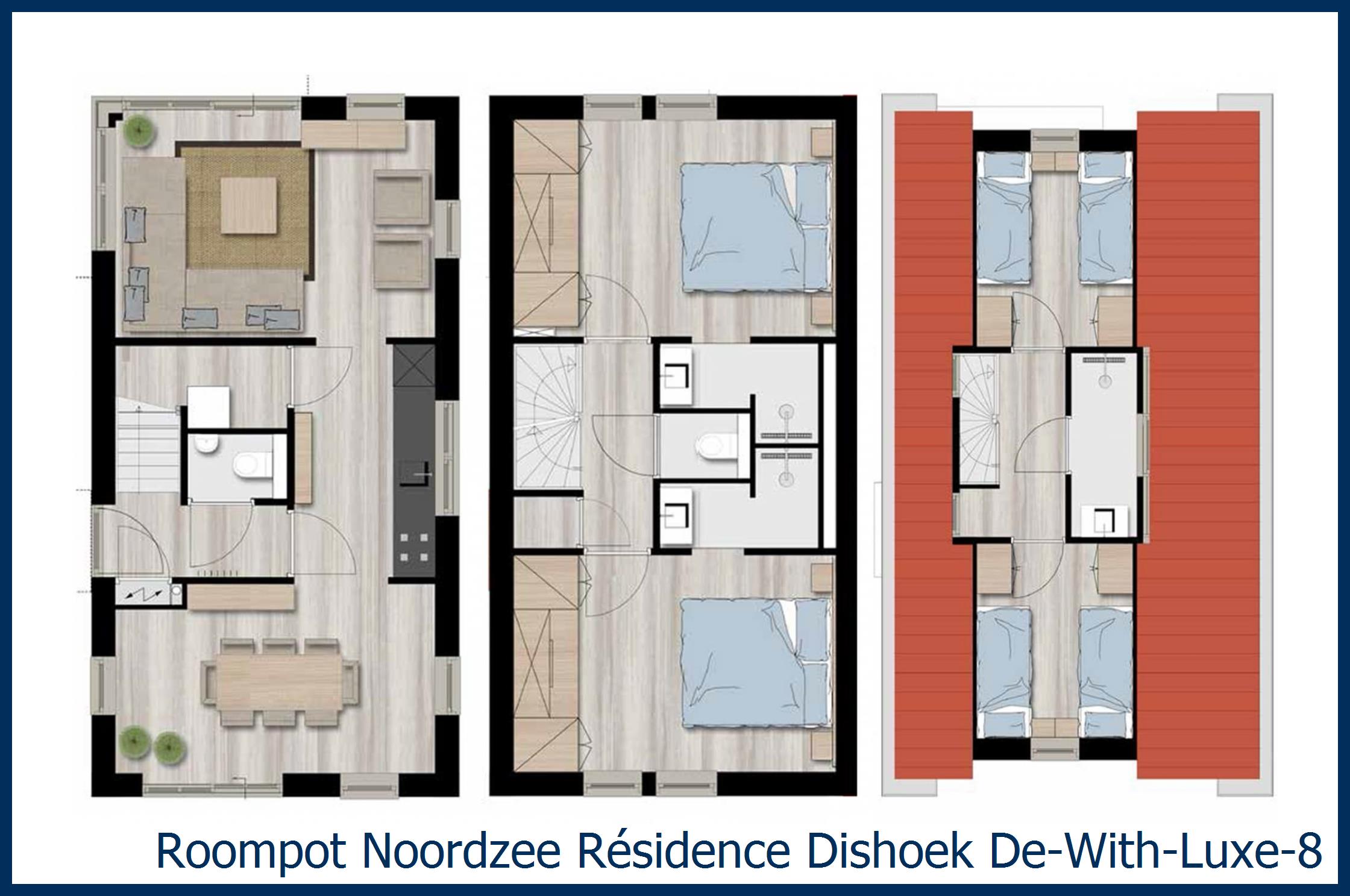 Villa De-With-Luxe-8 à Noordzee Résidence Dishoek