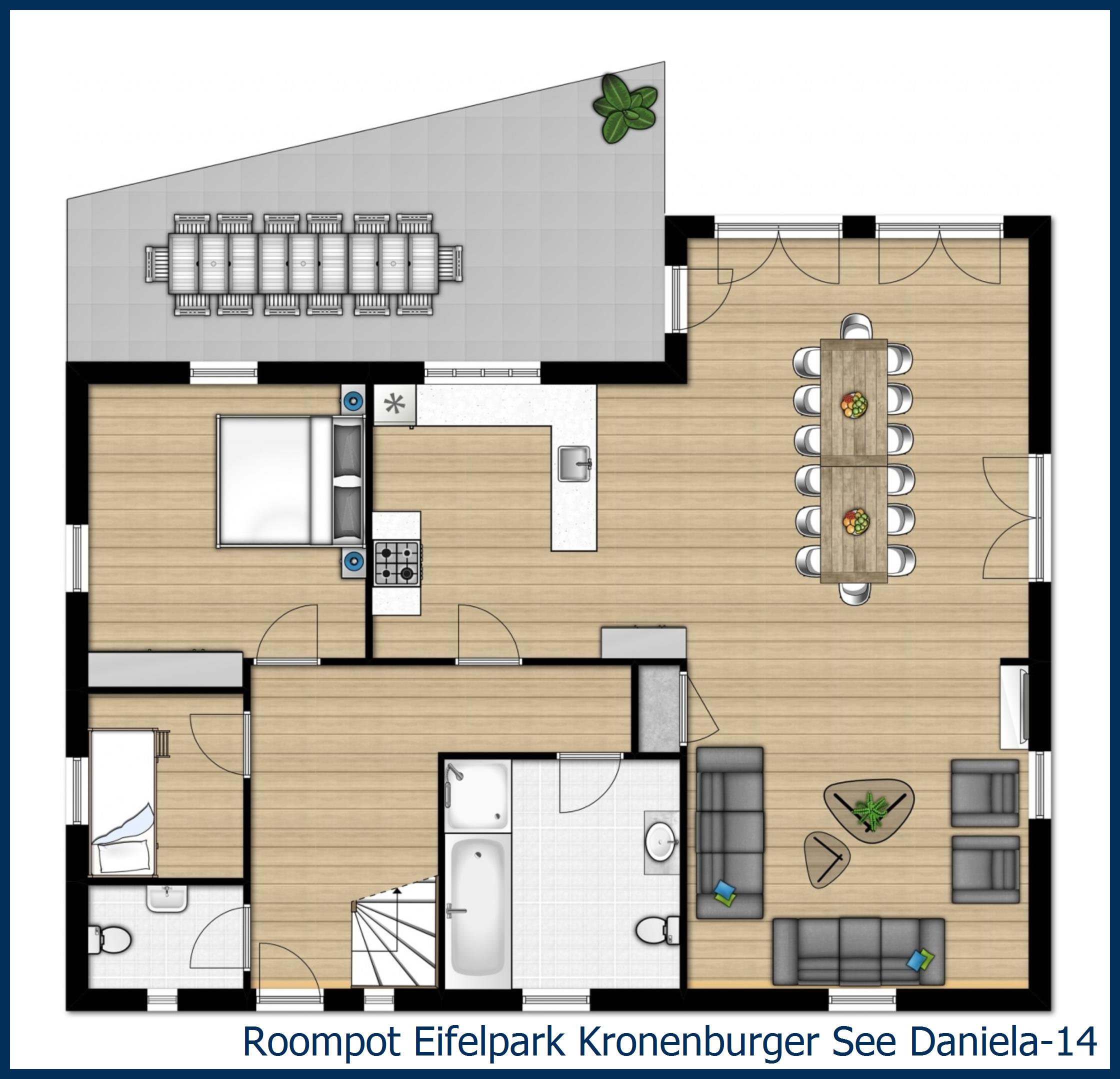 Bungalow Daniela-14 à Eifelpark Kronenburger See