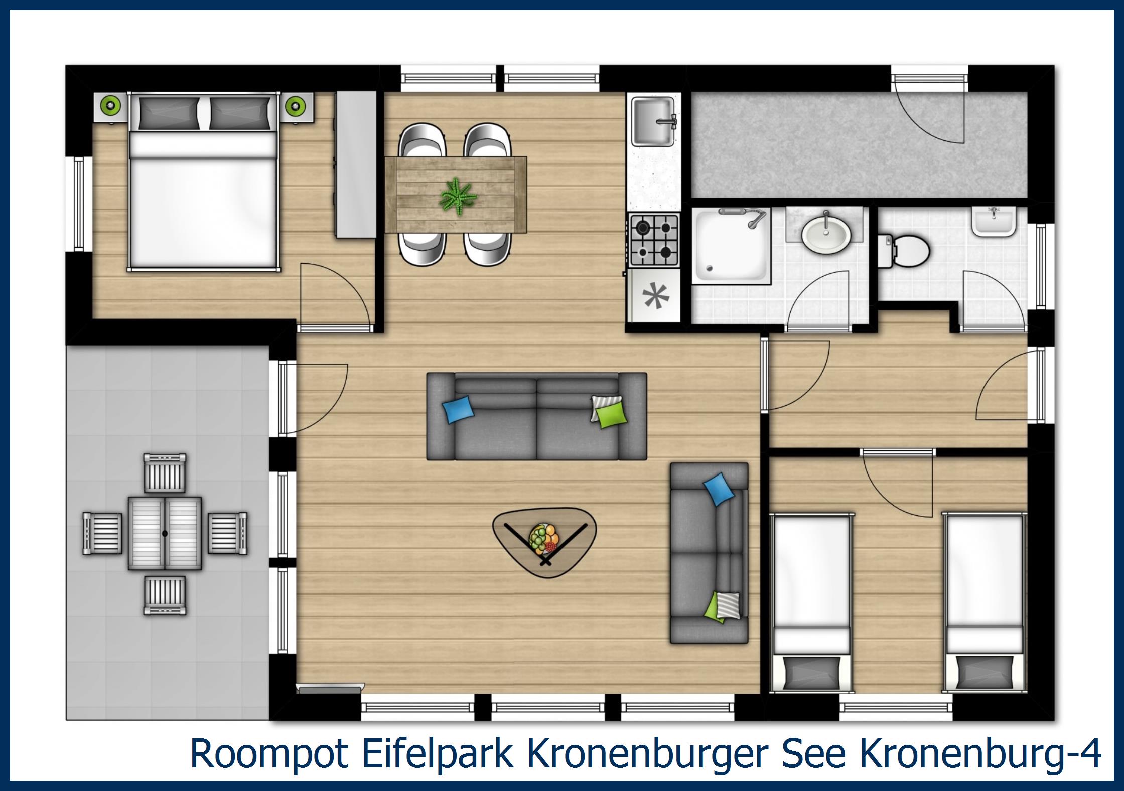 Bungalow Kronenburg-4 à Eifelpark Kronenburger See