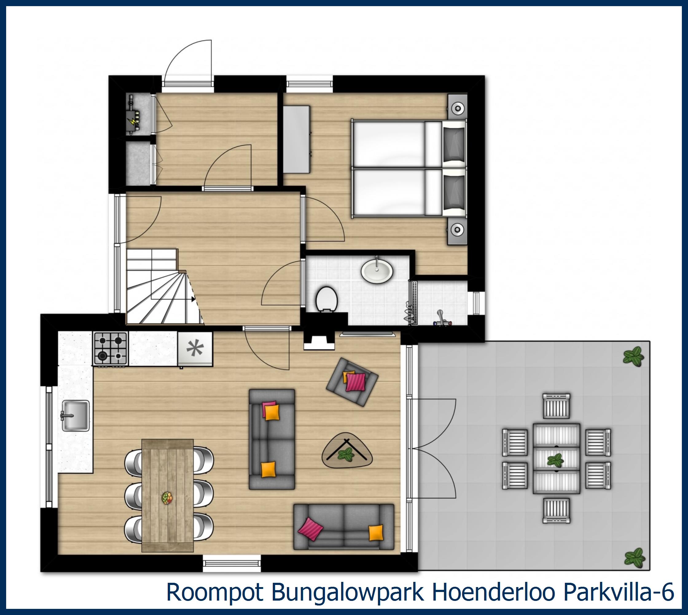 Bungalow Parkvilla-6 in Hoenderloo