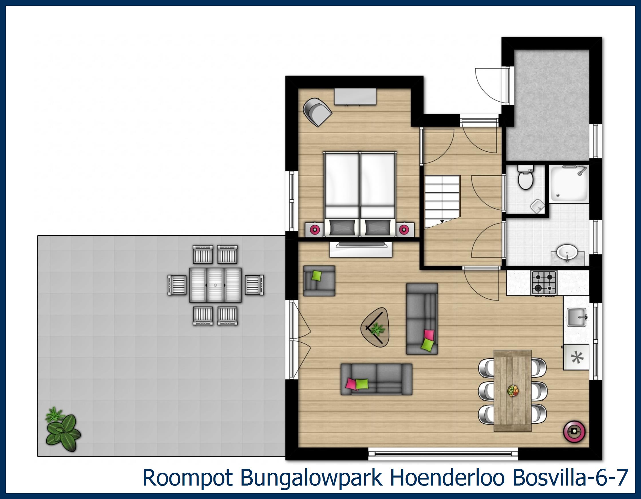 Bungalow Bosvilla-6-7 à Hoenderloo
