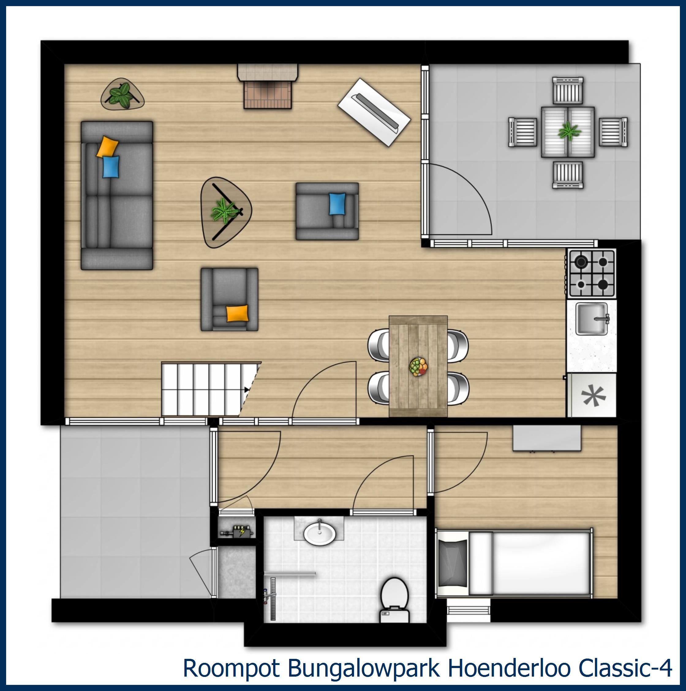 Bungalow Classic-4 à Hoenderloo