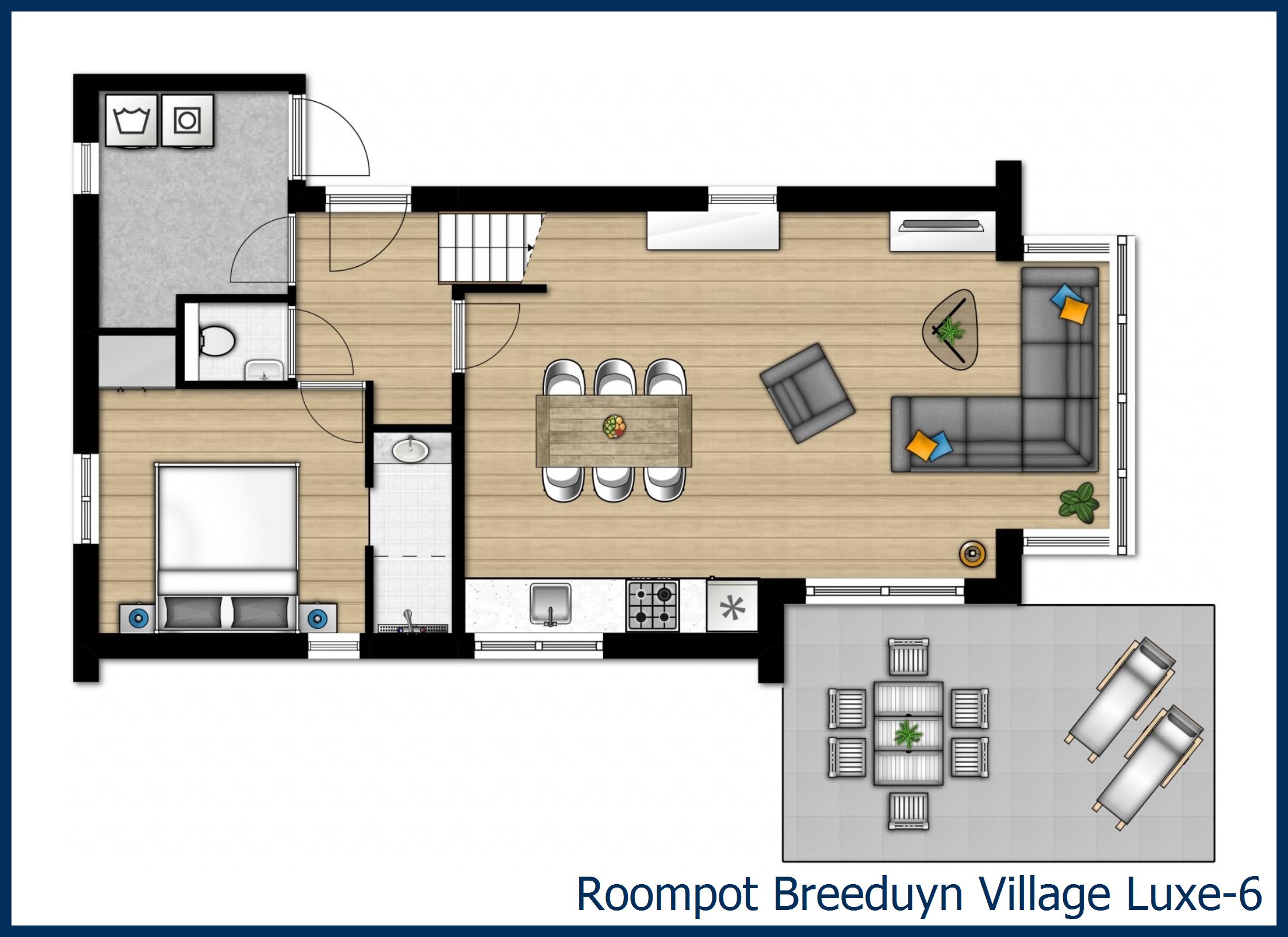 Villa Luxe-6 in Breeduyn Village