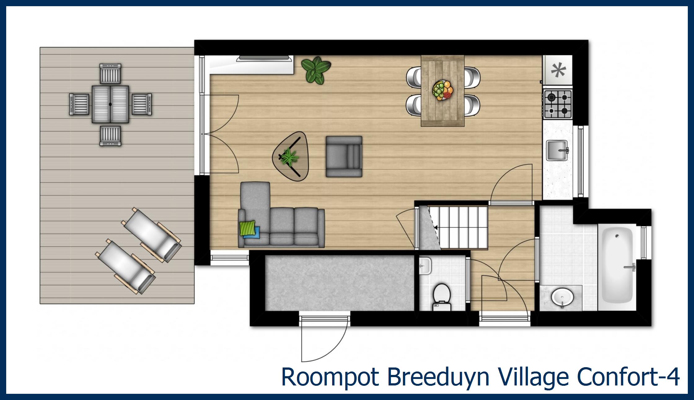 Bungalow Confort-4 à Breeduyn Village