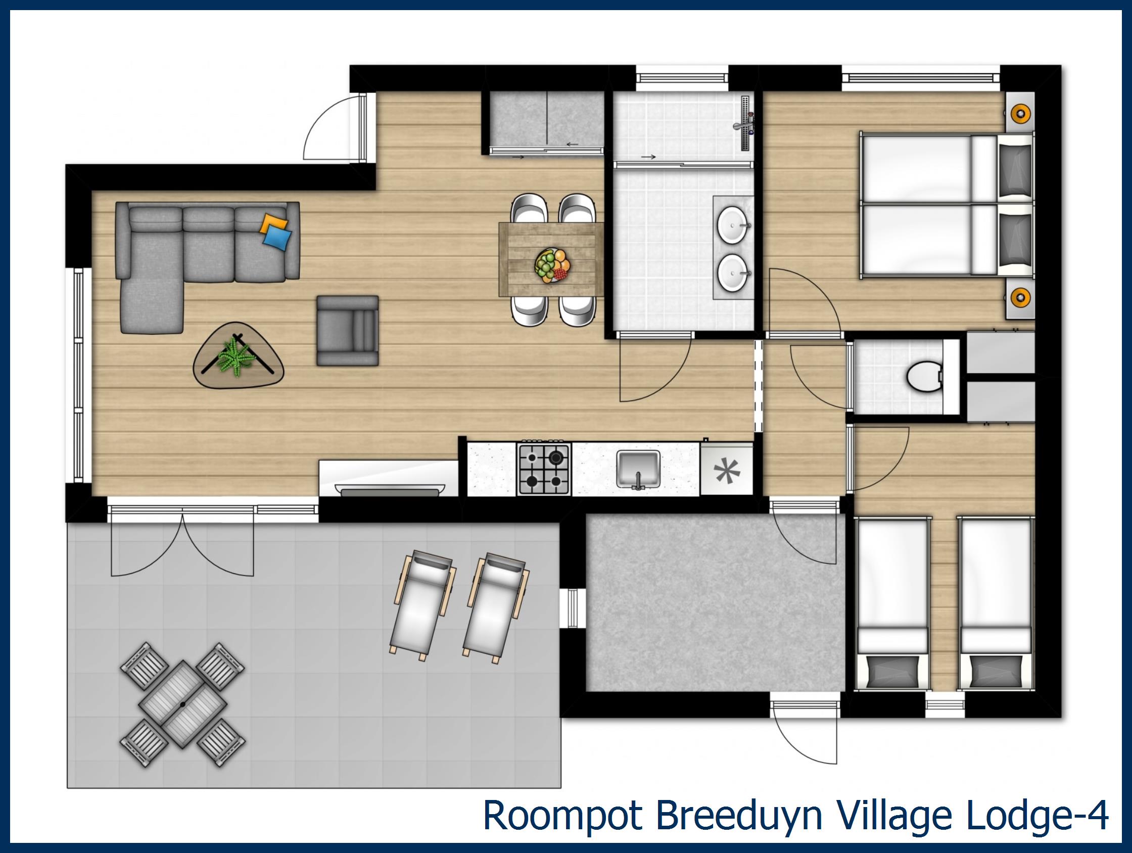 Pavillon Lodge-4 à Breeduyn Village