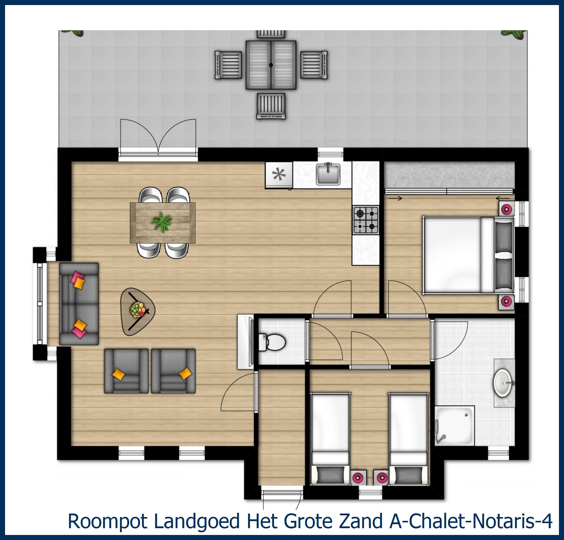 Chalet A--Notaris-4 à Het Grote Zand