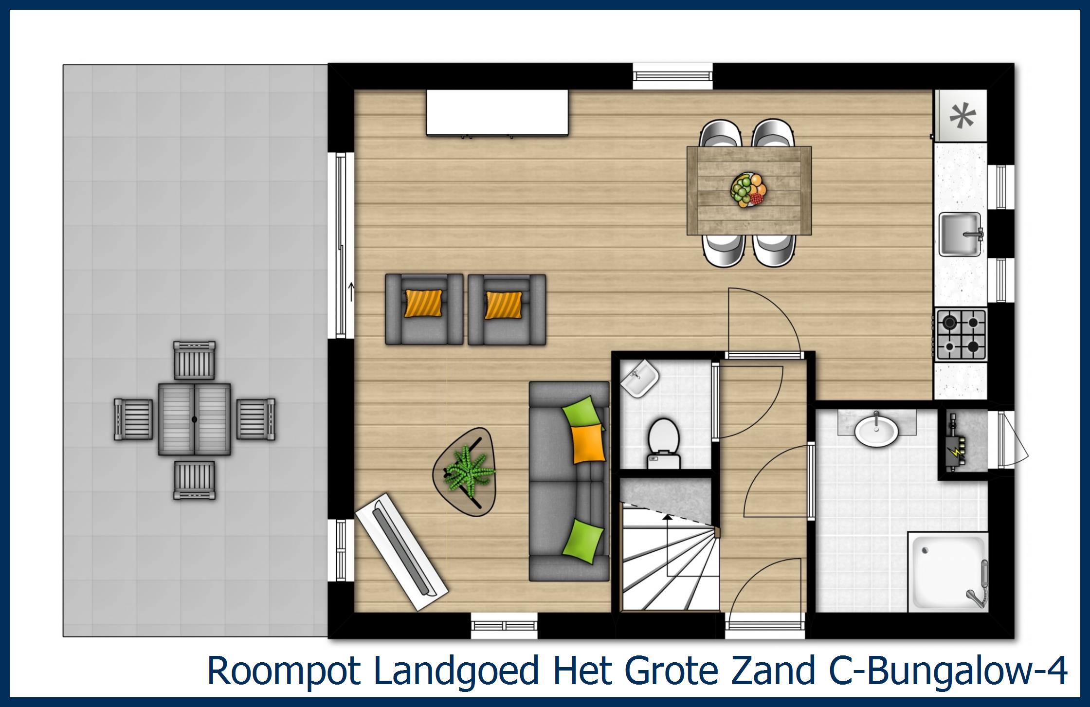 Bungalow C--4 à Het Grote Zand