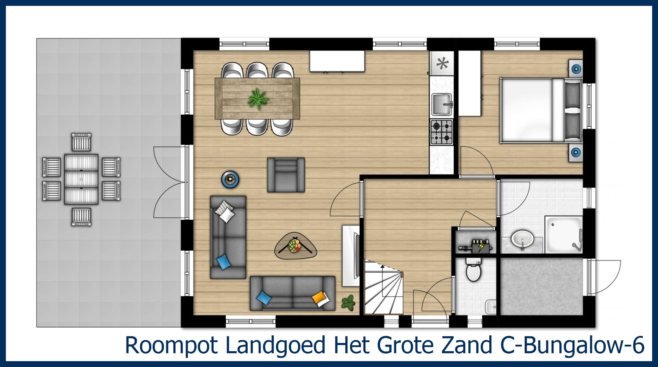 Bungalow C--6 à Het Grote Zand