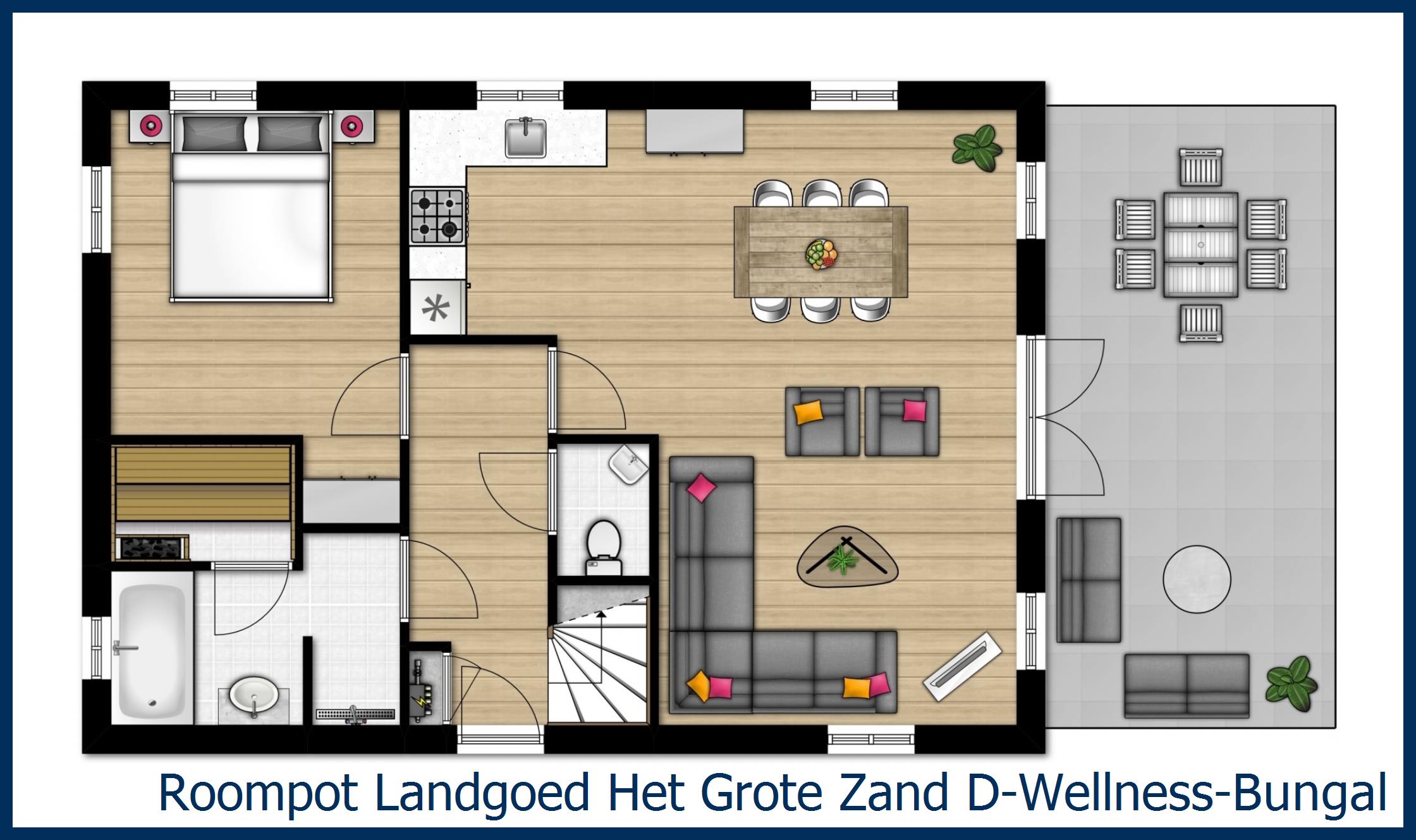 Bungalow D-Wellness--6 à Het Grote Zand