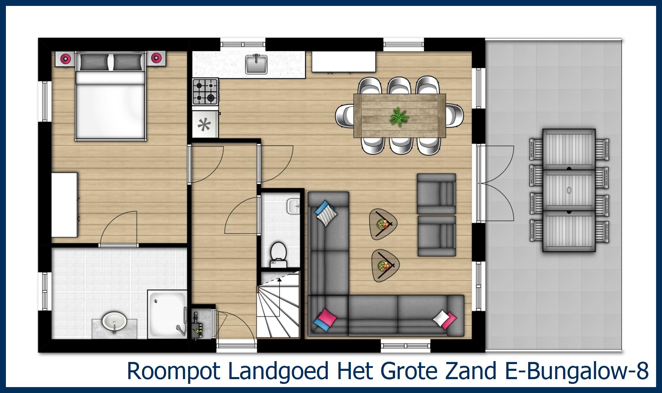 Bungalow E--8 à Het Grote Zand