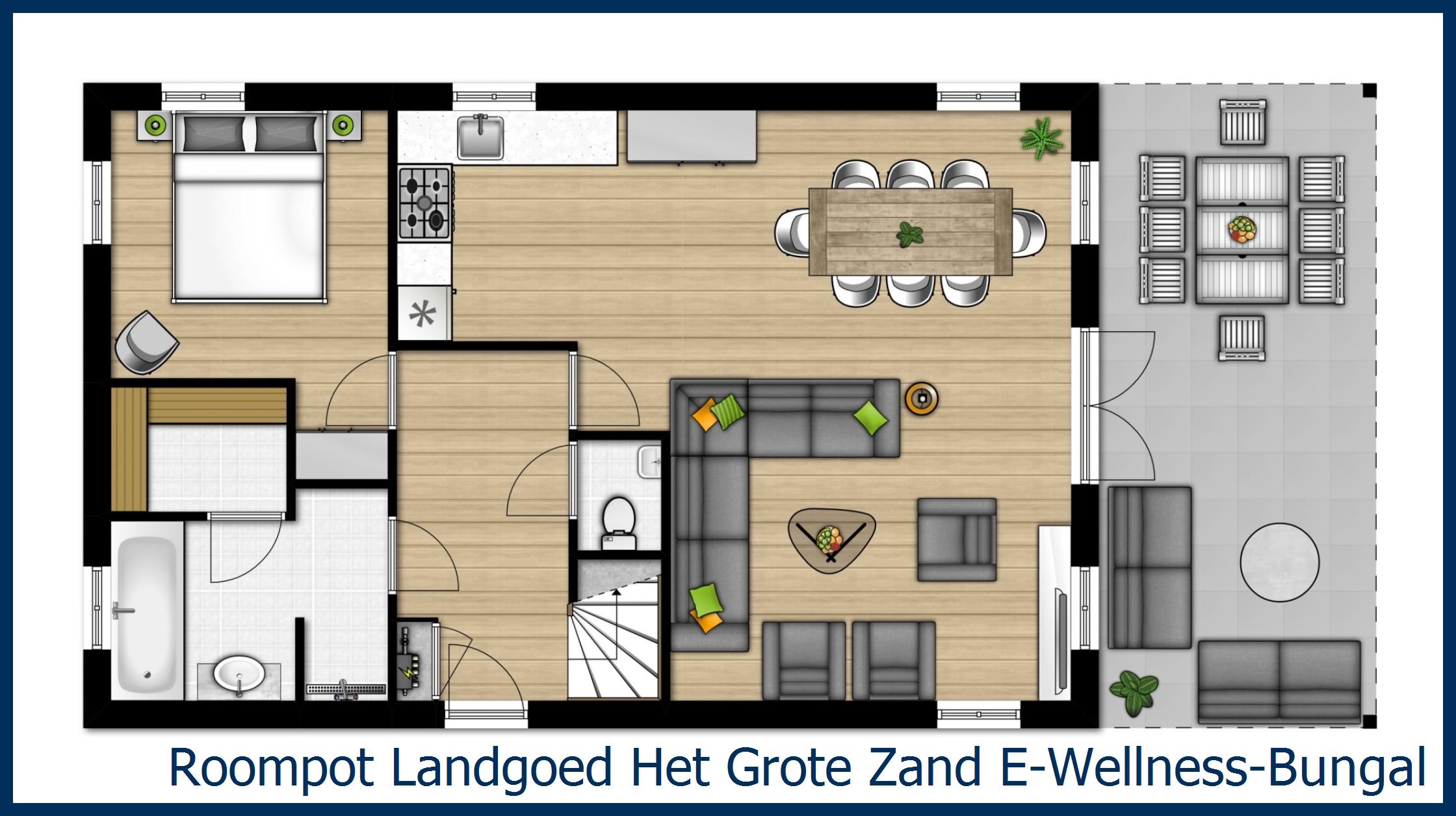 Bungalow E-Wellness--8 à Het Grote Zand