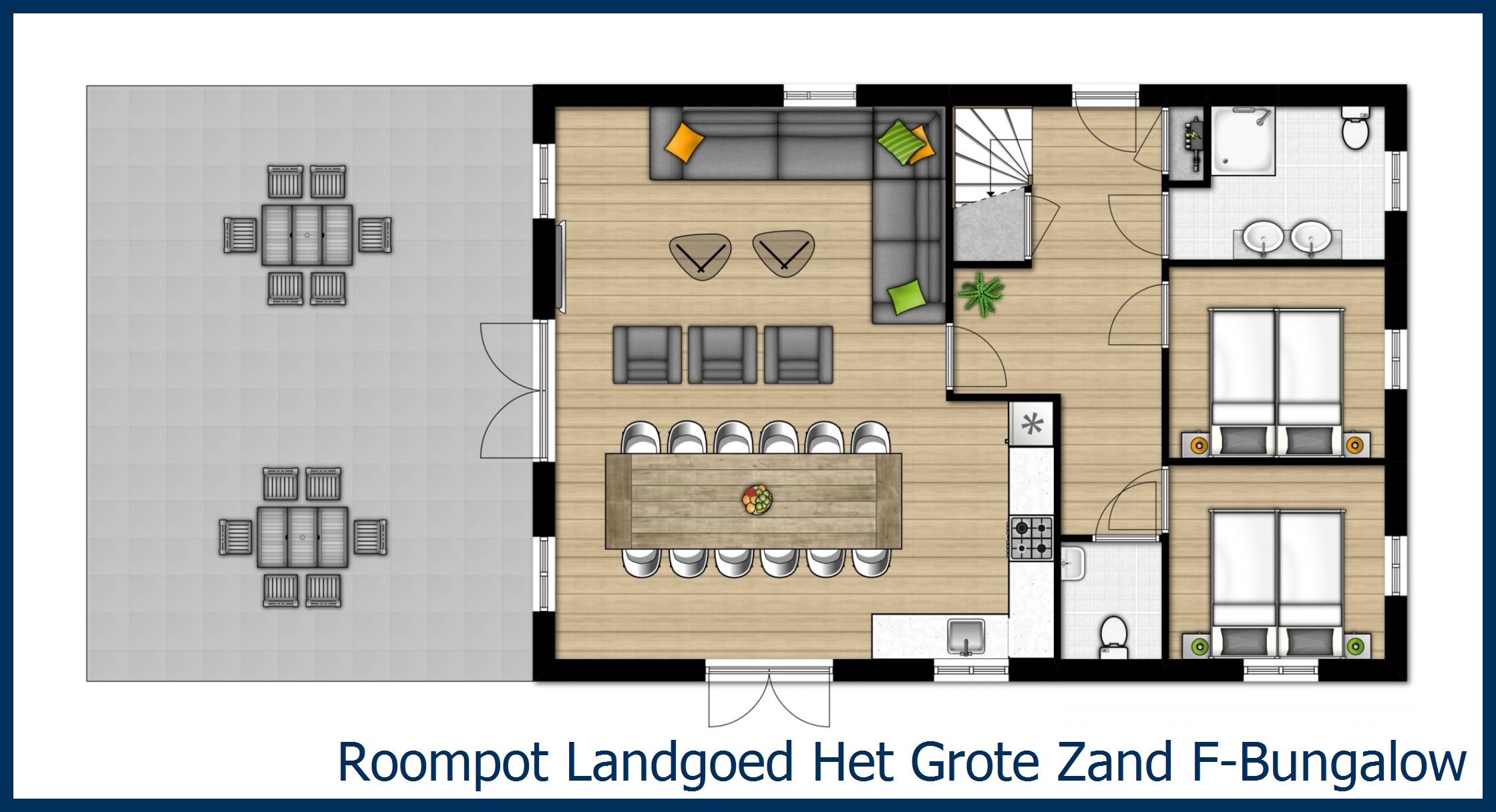 Bungalow F à Het Grote Zand