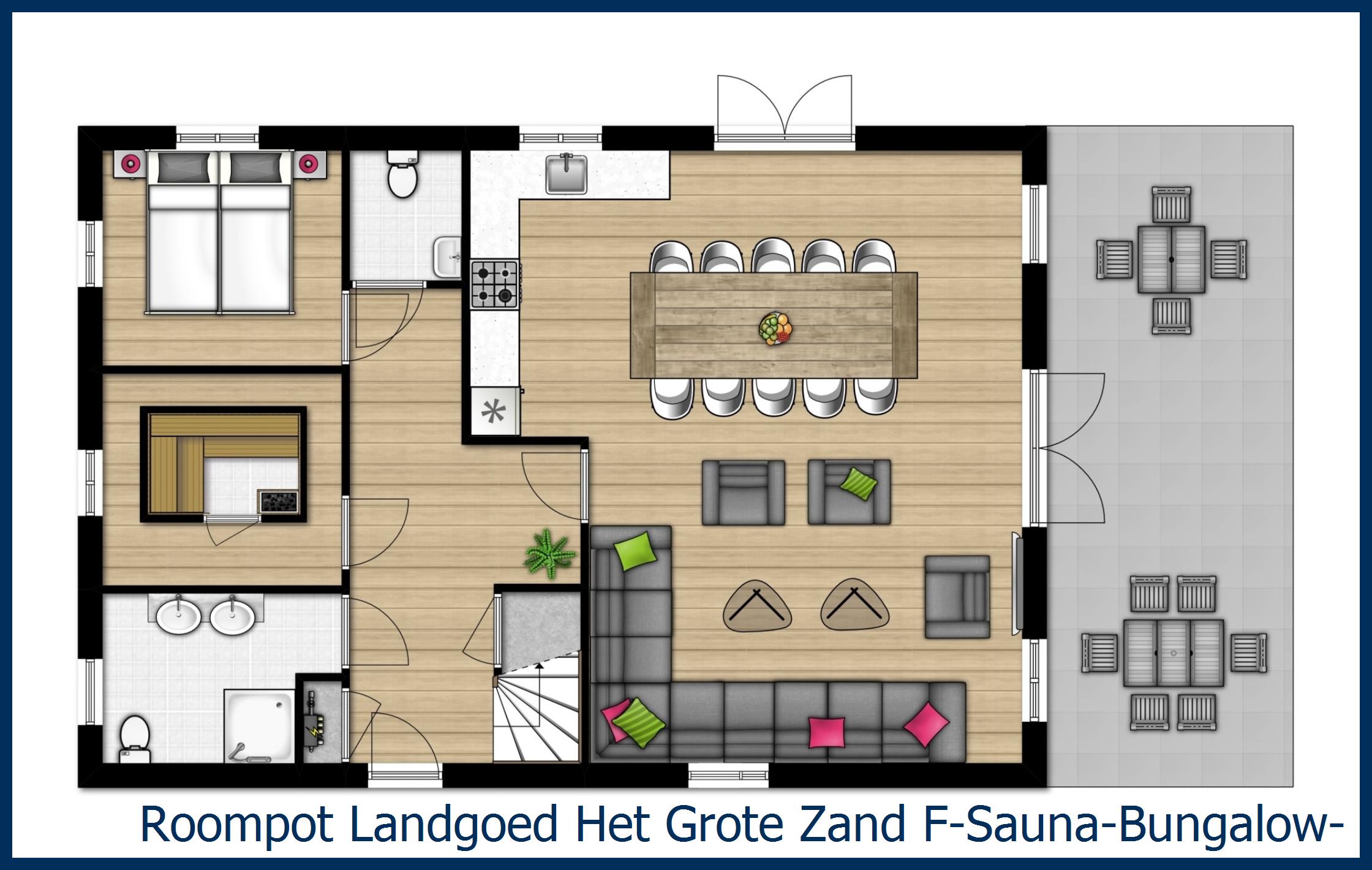 Bungalow F-Sauna--10 à Het Grote Zand