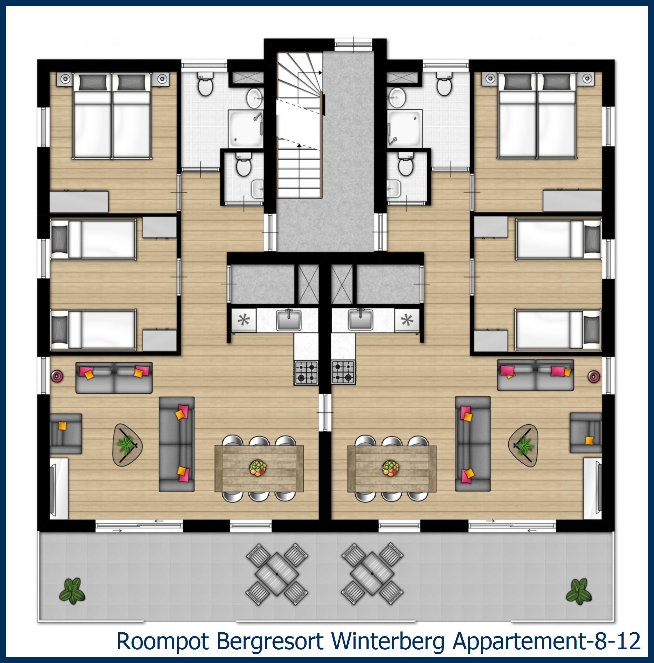Appartement 8-12 à Bergresort Winterberg