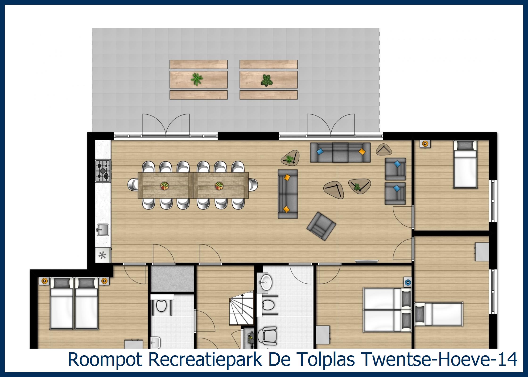 Bungalow Twentse-Hoeve-14 à De Tolplas