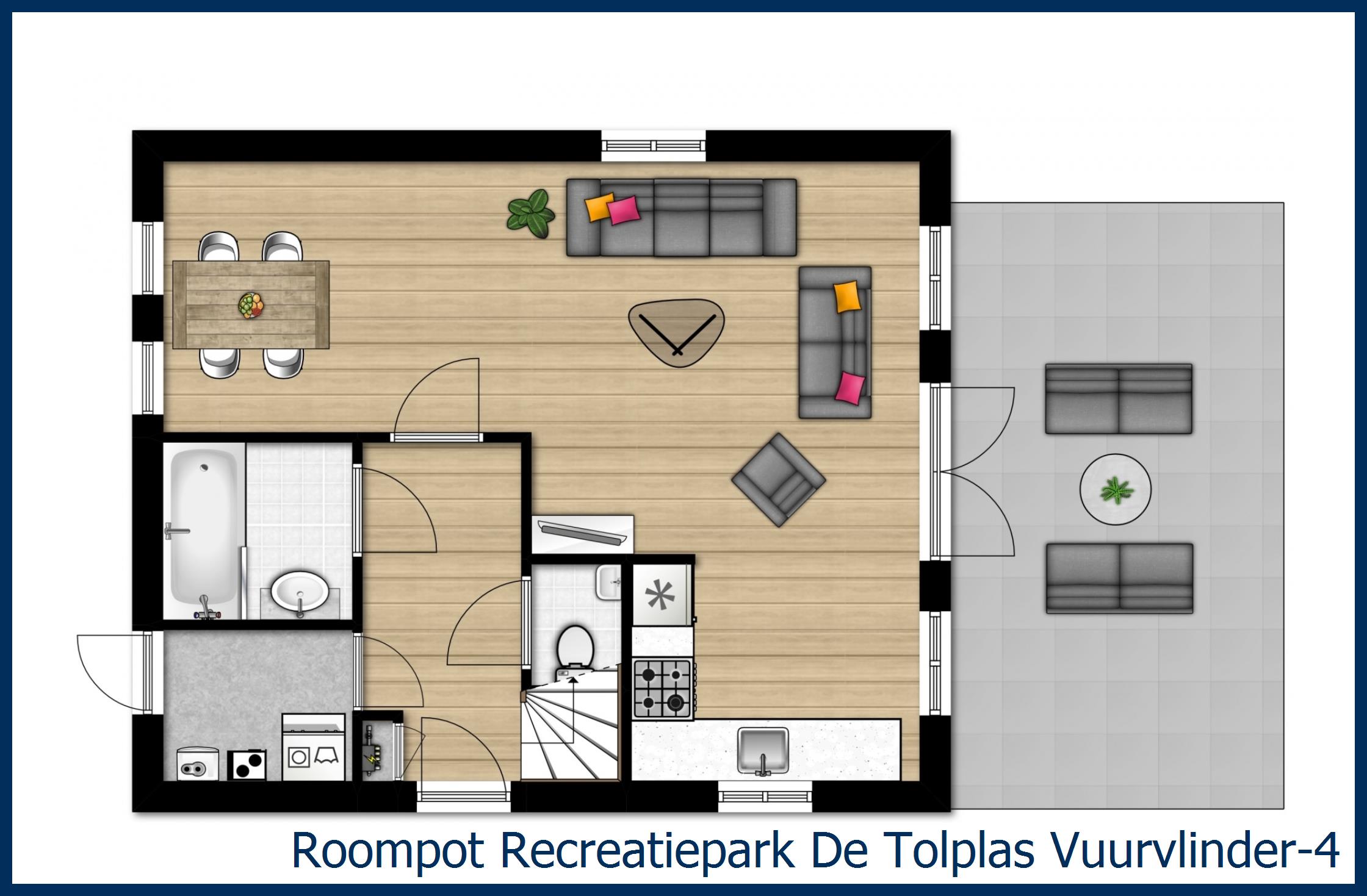 Bungalow Vuurvlinder-4 à De Tolplas