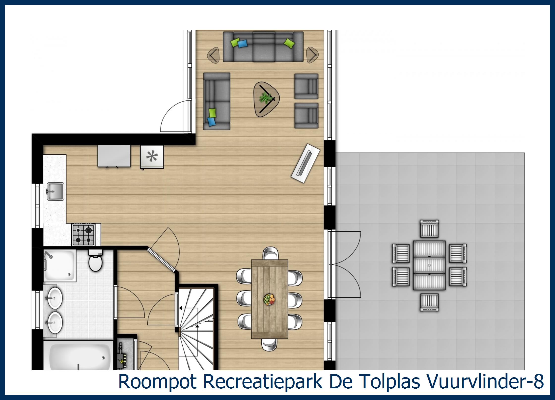 Bungalow Vuurvlinder-8 à De Tolplas