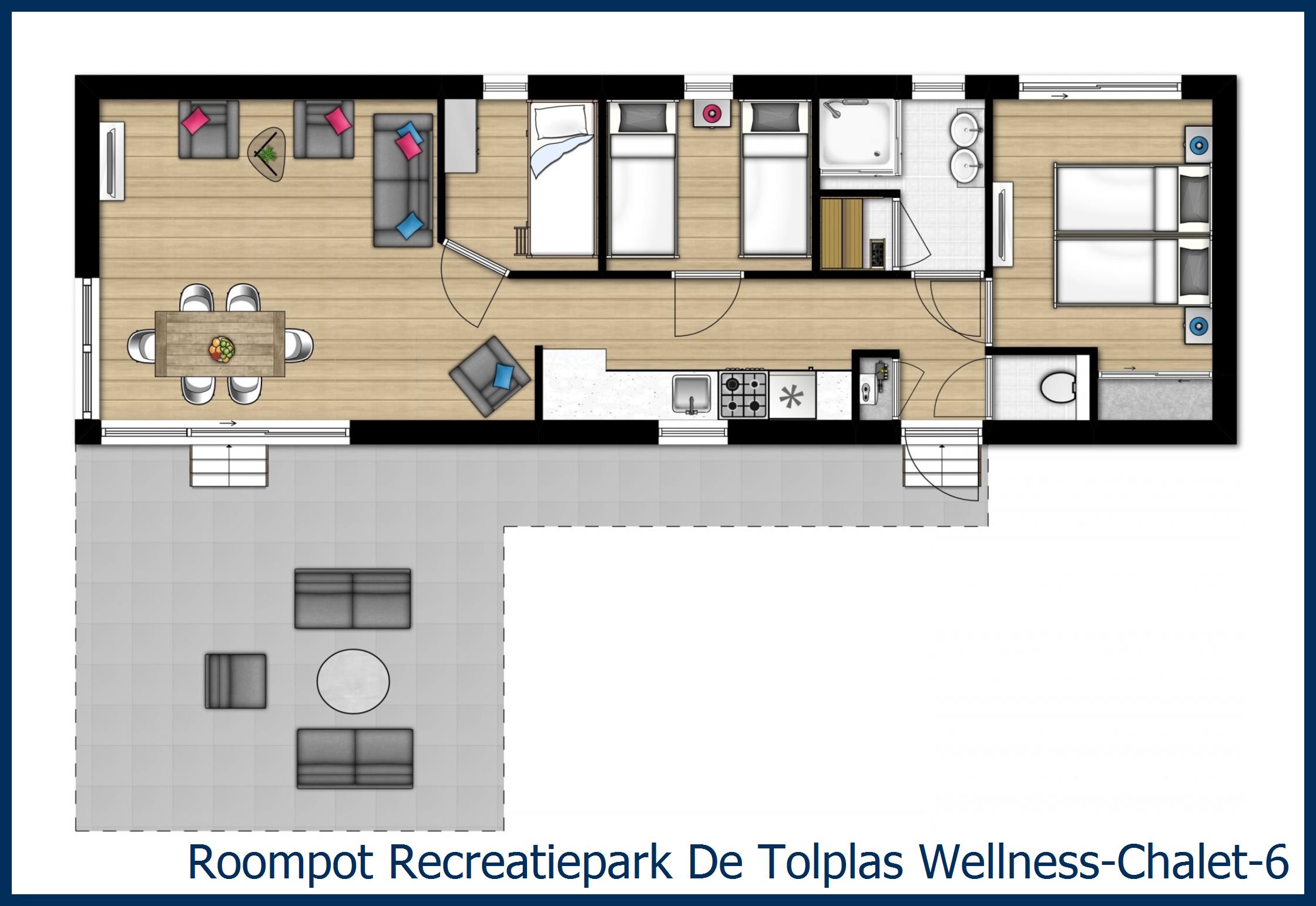 Chalet Wellness--6 à De Tolplas