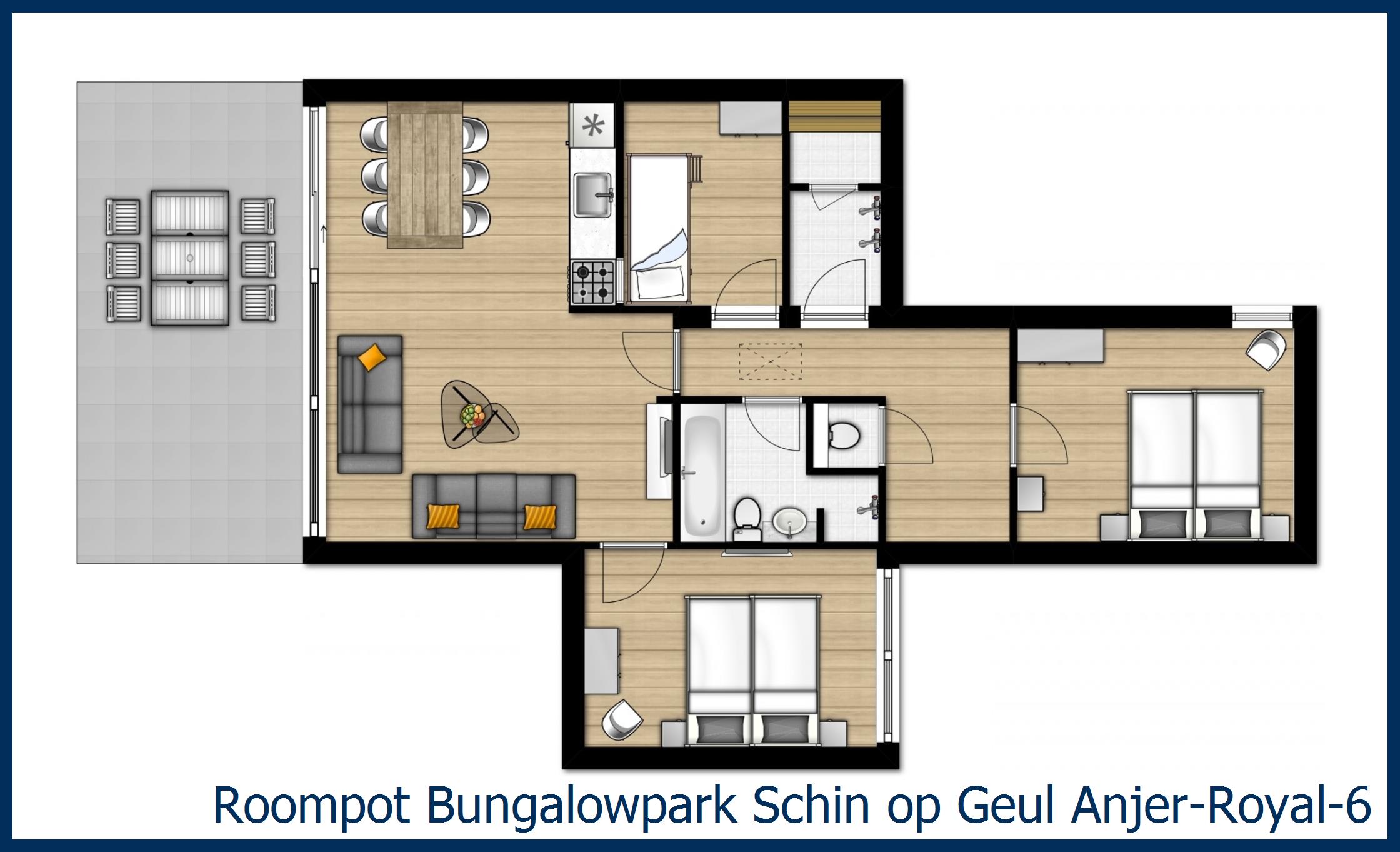 Bungalow Anjer-Royal-6 à Schin op Geul