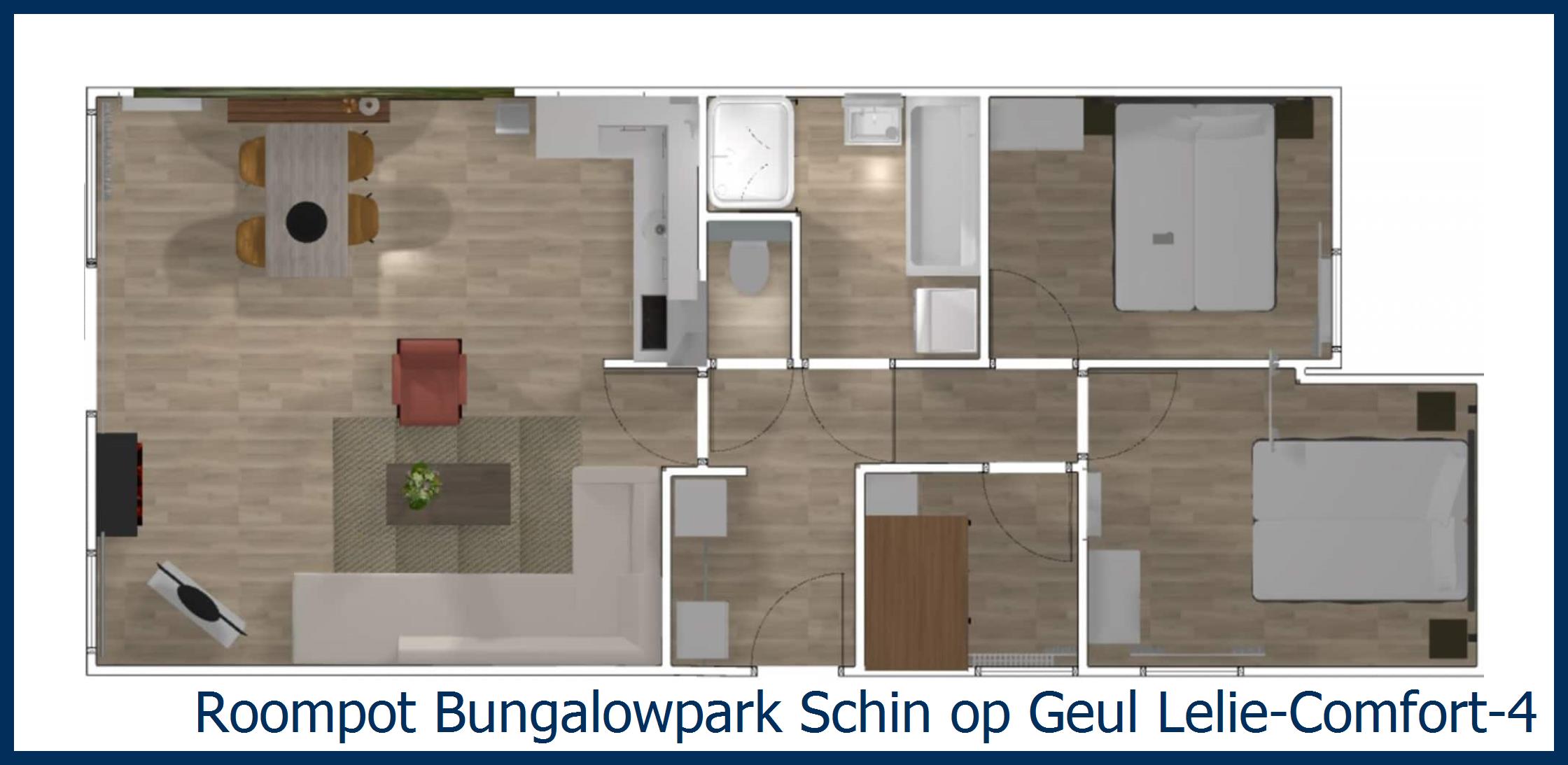 Bungalow Lelie-Comfort-4 à Schin op Geul