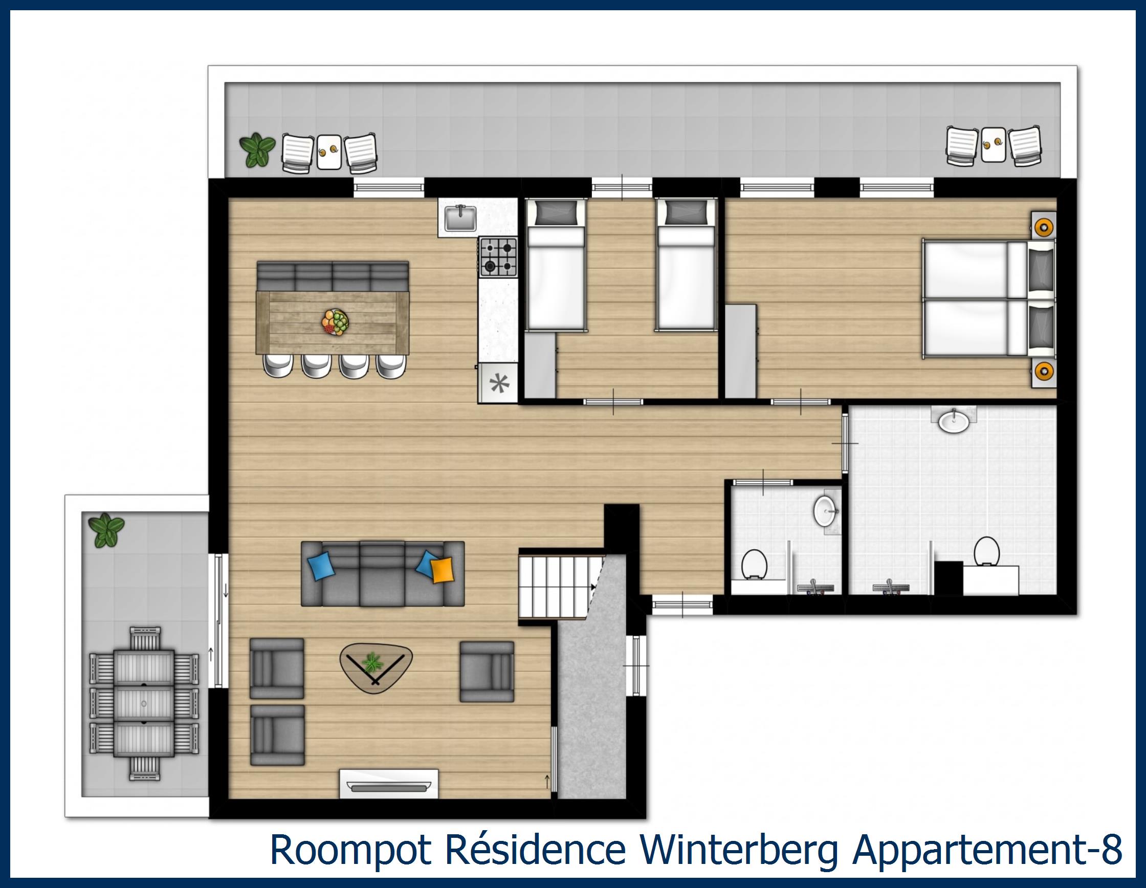 Appartement 8 in Résidence Winterberg