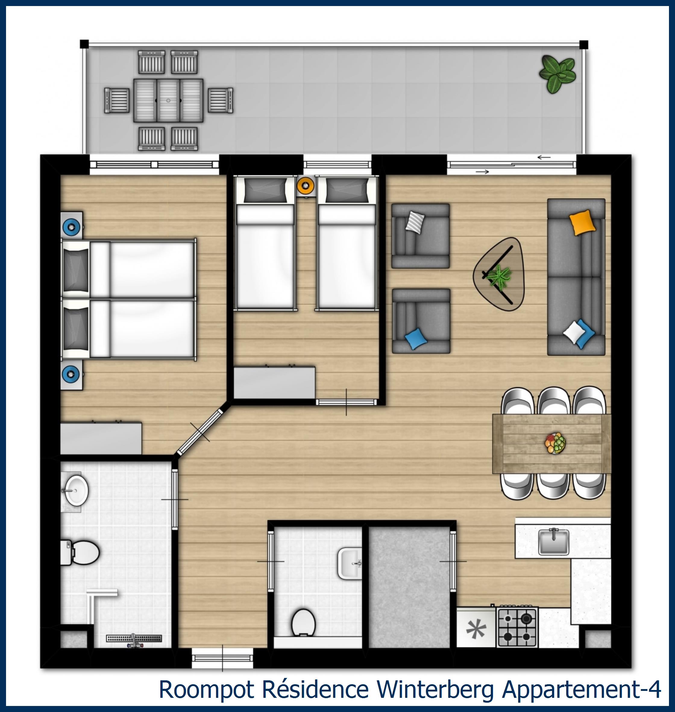 Appartement 4 à Résidence Winterberg