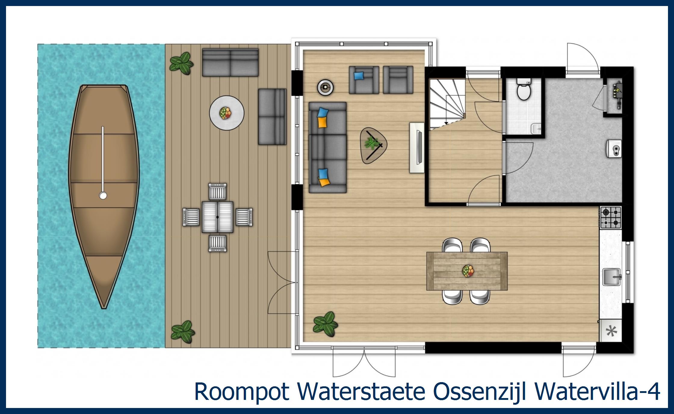 Villa Watervilla-4 à Waterstaete