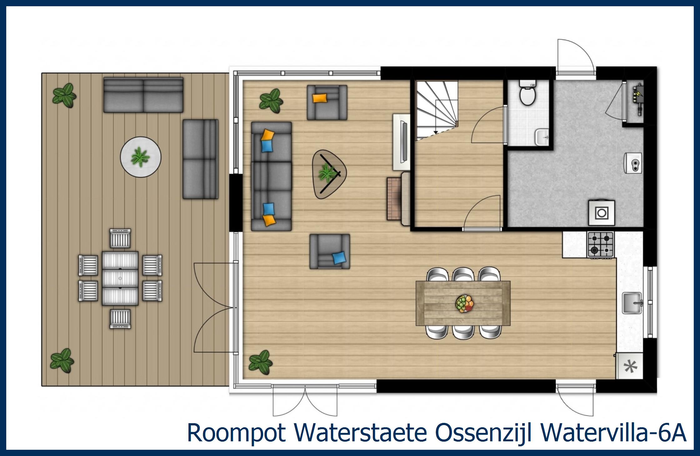 Villa Watervilla-6A à Waterstaete