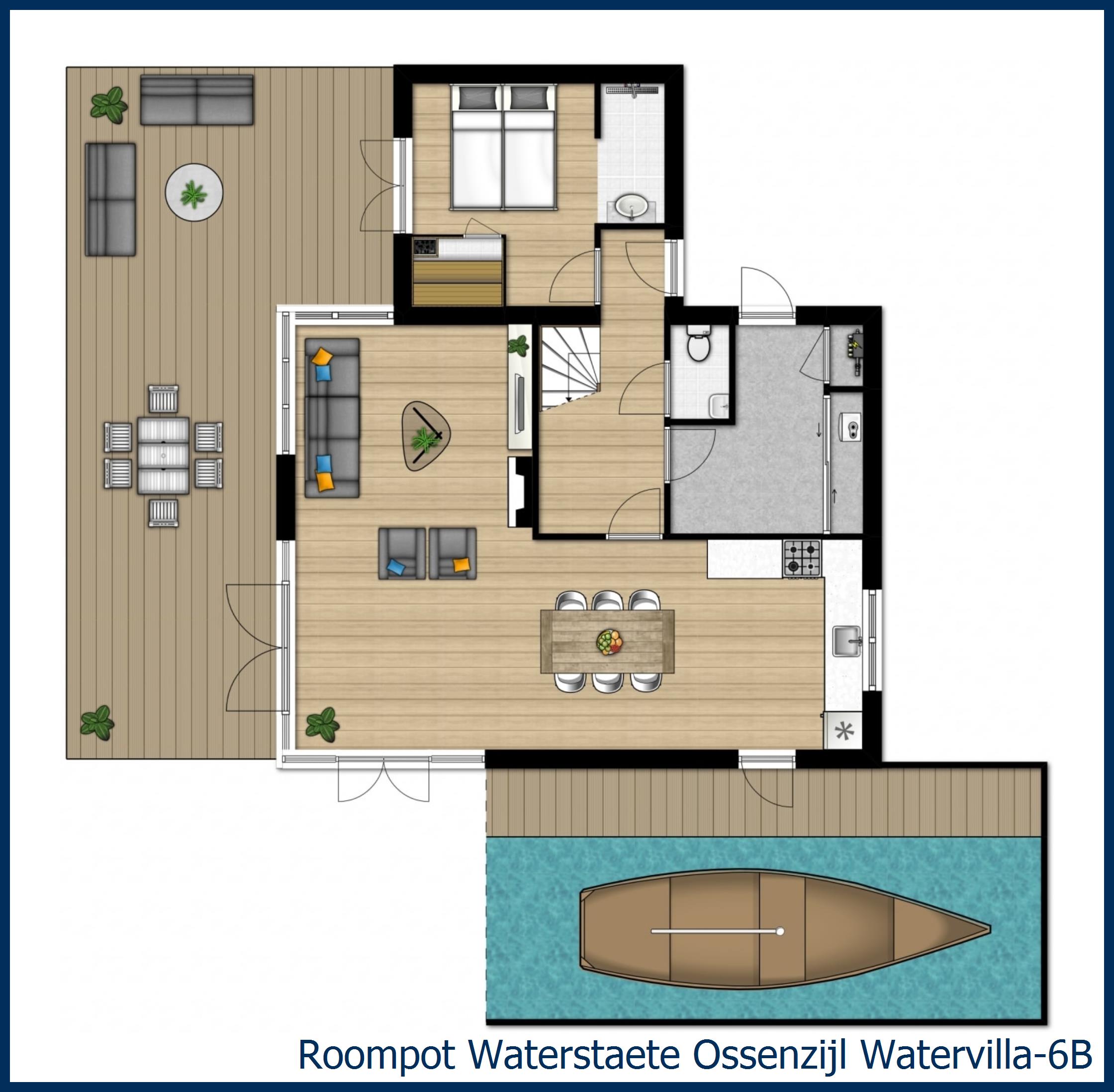 Villa Watervilla-6B à Waterstaete