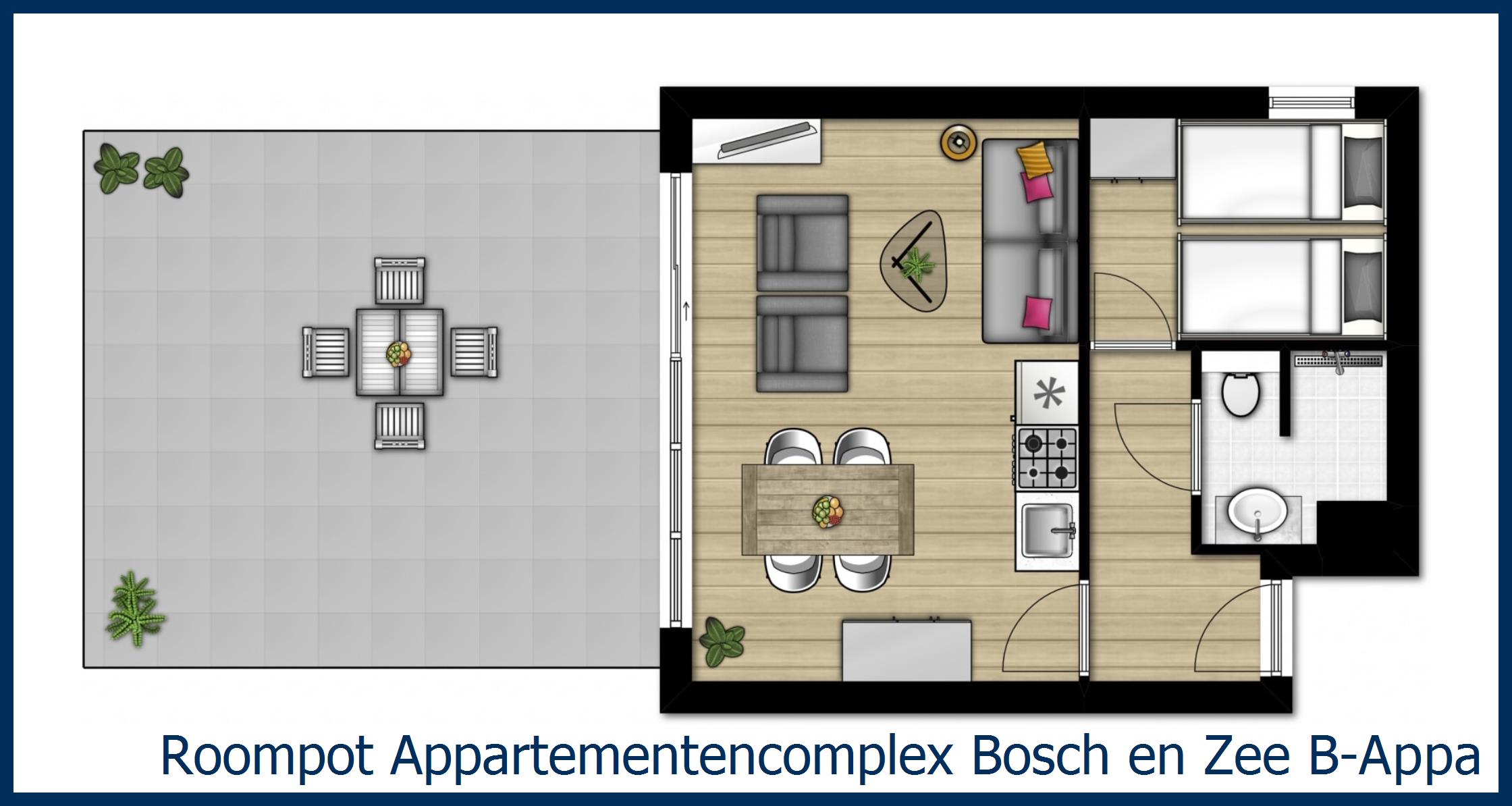 Appartement B--Confort-4 à Bosch en Zee