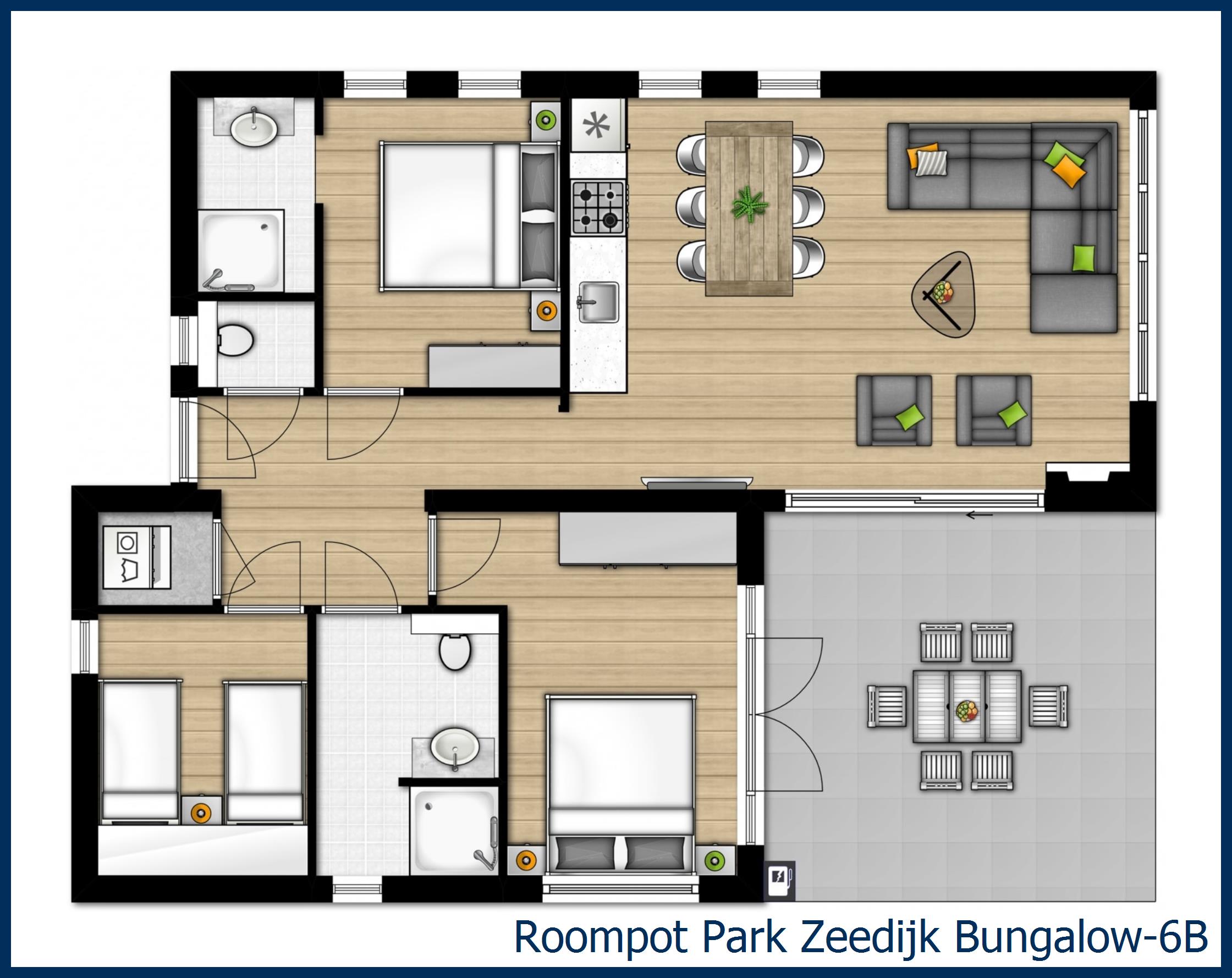 Bungalow 6B in Park Zeedijk