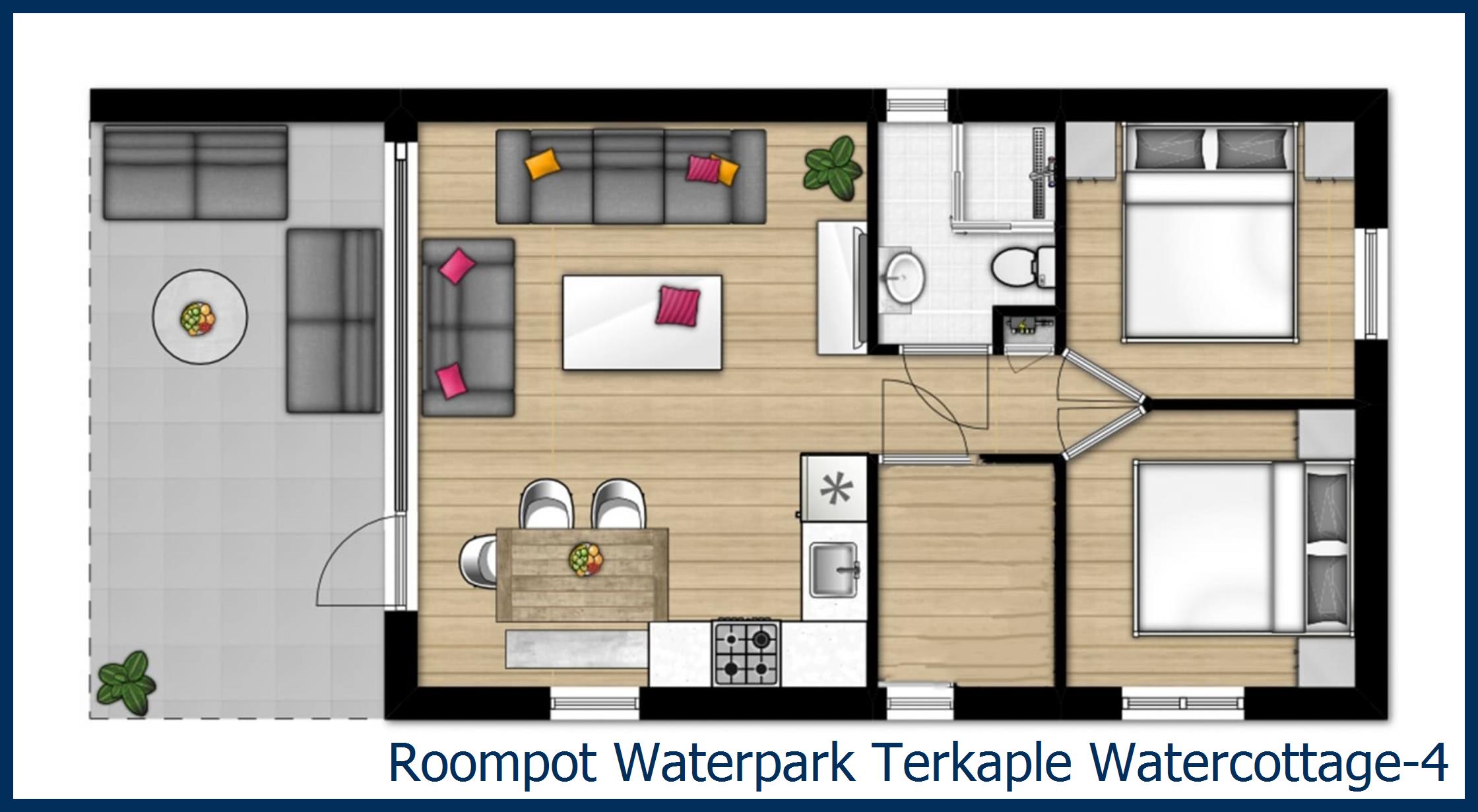 Chalet Watercottage-4 à Terkaple