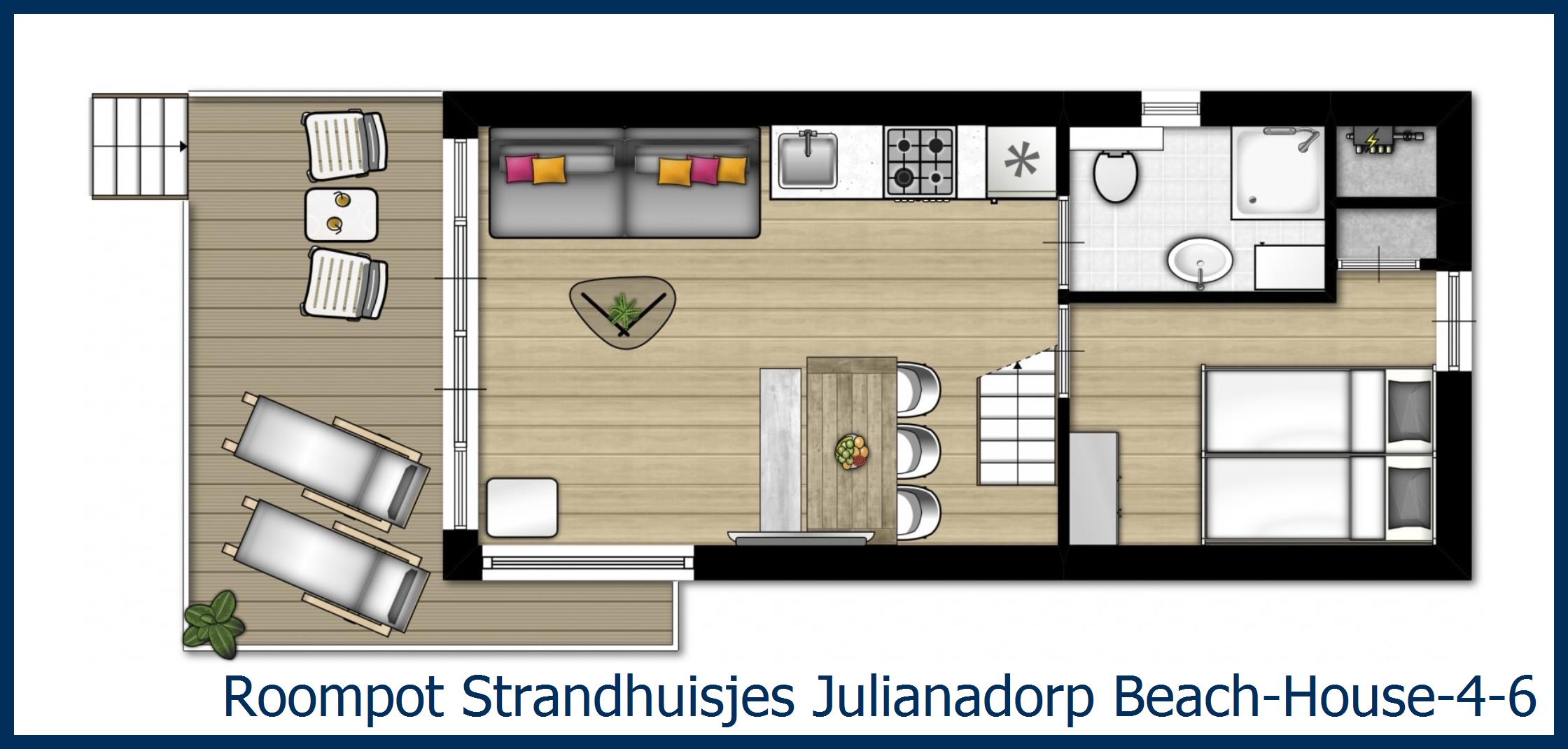 Beach House Beach-House-4-6 in Strandhuisjes Julianadorp