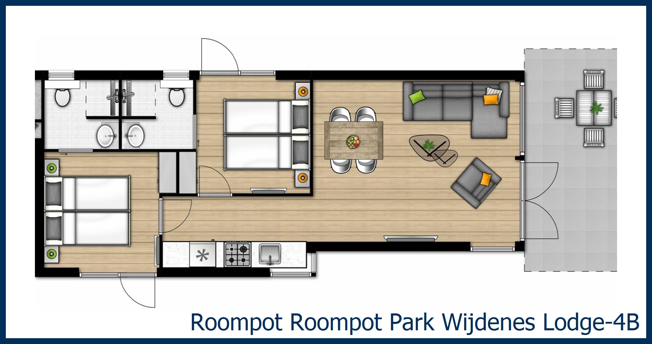 Pavillon Lodge-4B à Park Wijdenes