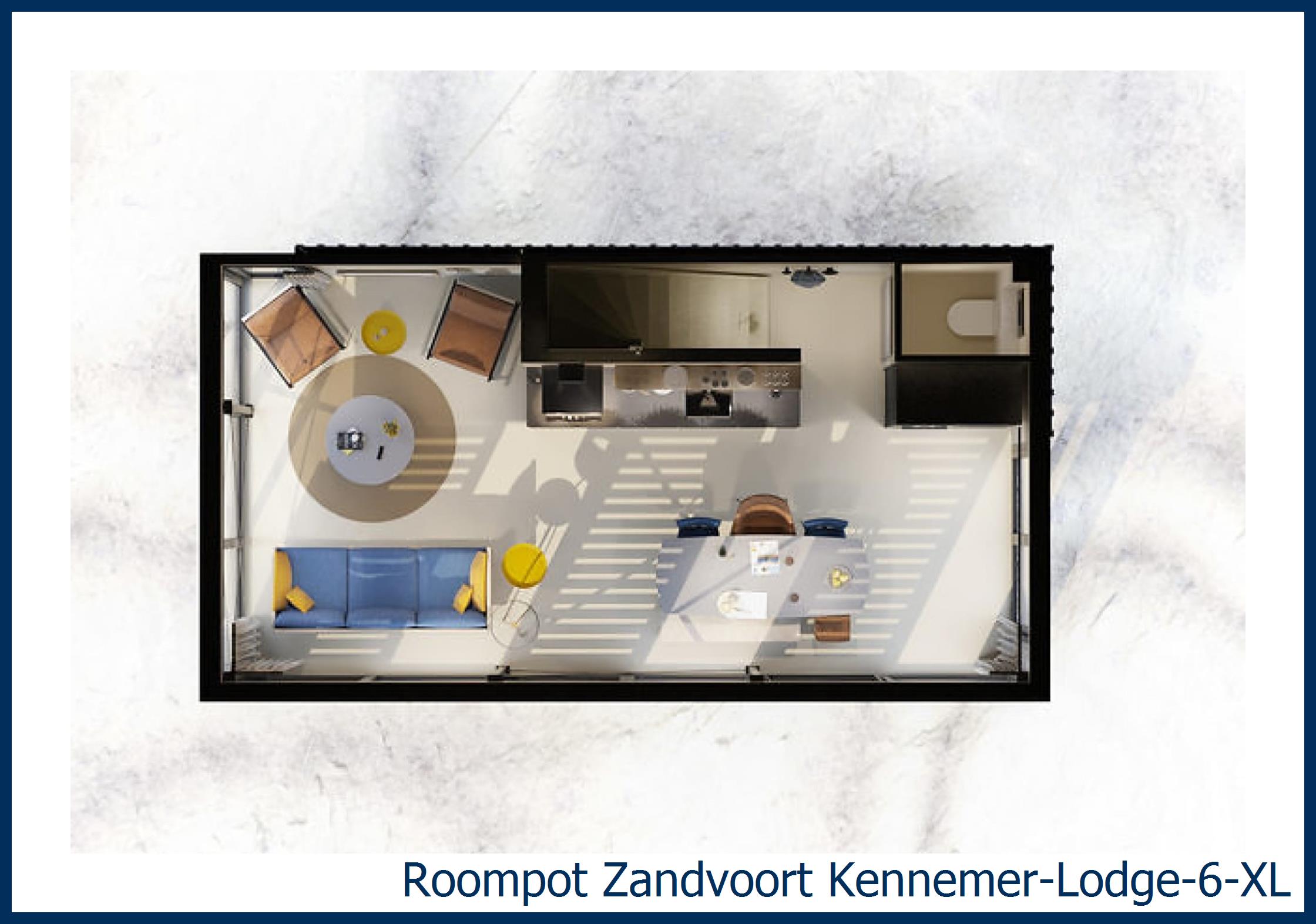 Pavillon Kennemer-Lodge-6-XL à Zandvoort (oud)