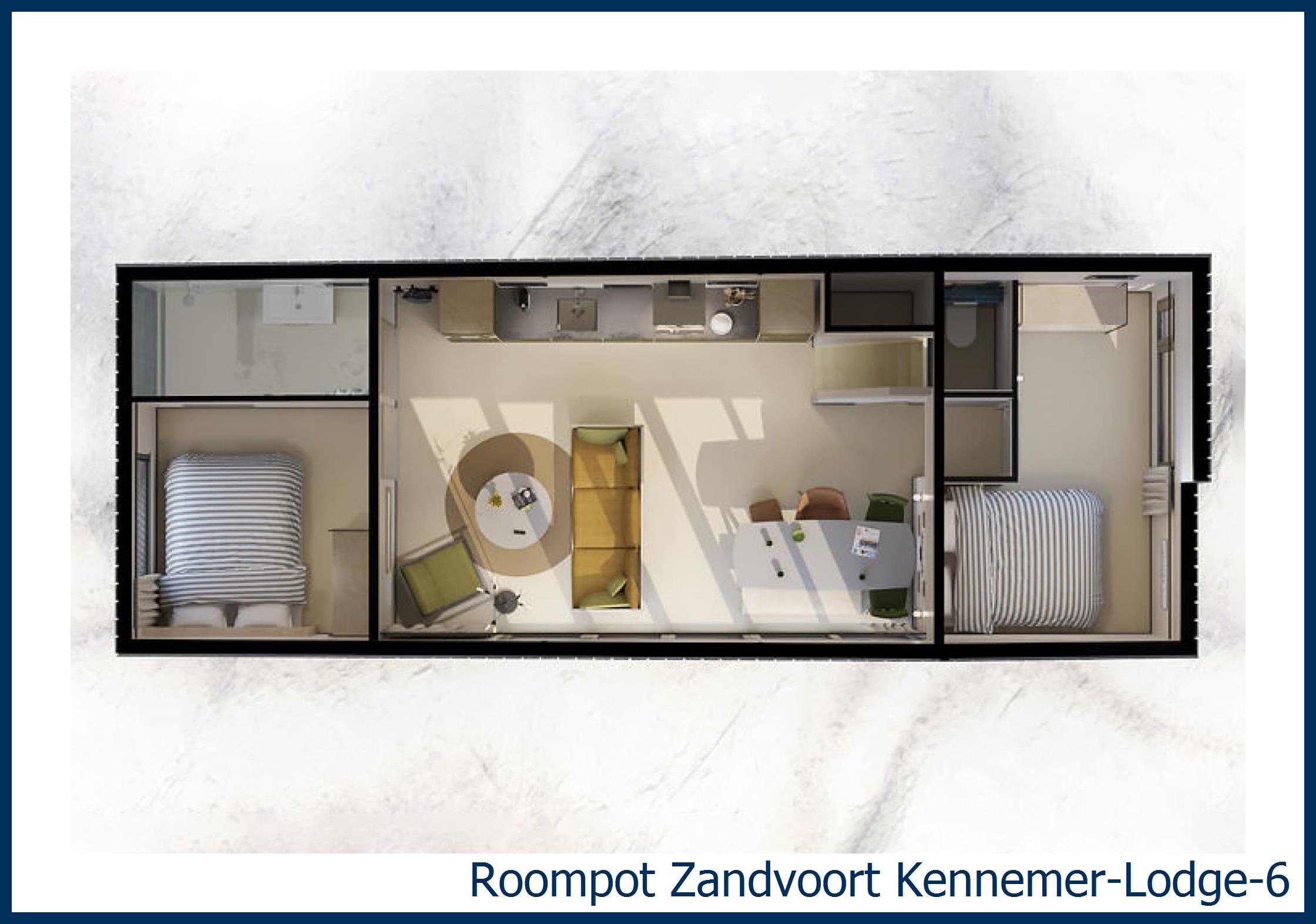 Pavillon Kennemer-Lodge-6 à Zandvoort (oud)