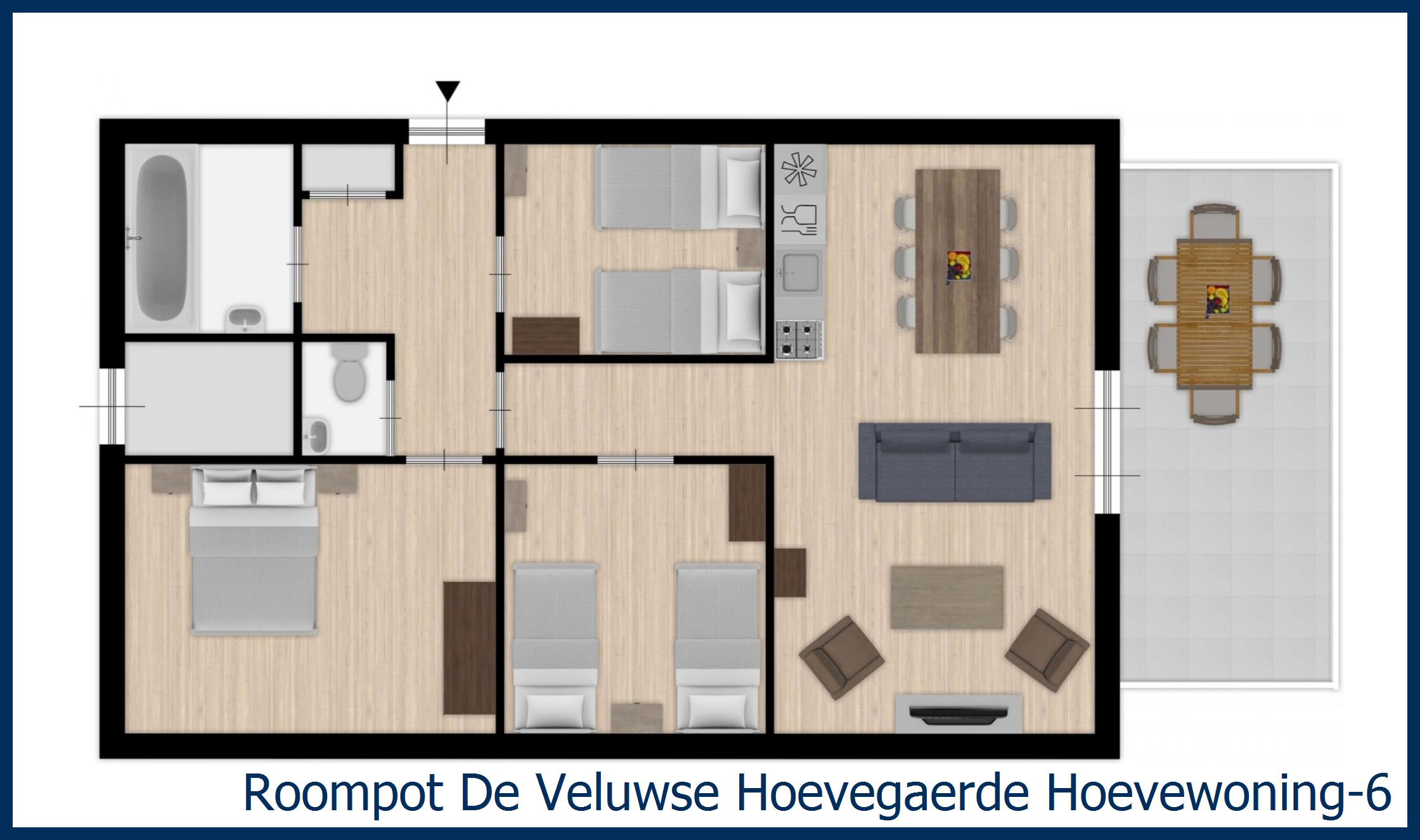 Bungalow Hoevewoning-6 à De Veluwse Hoevegaerde