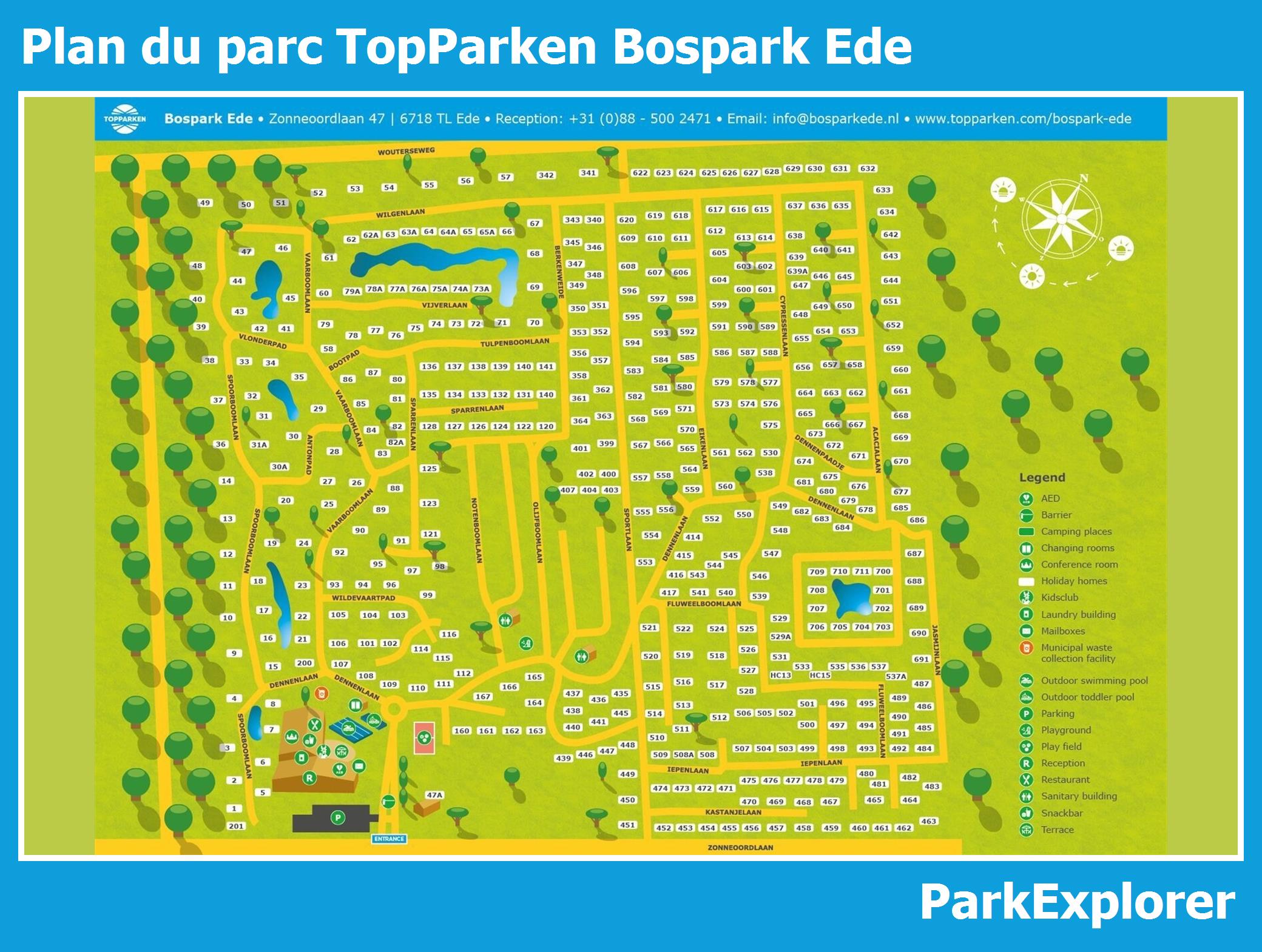 Plan TopParken Bospark Ede